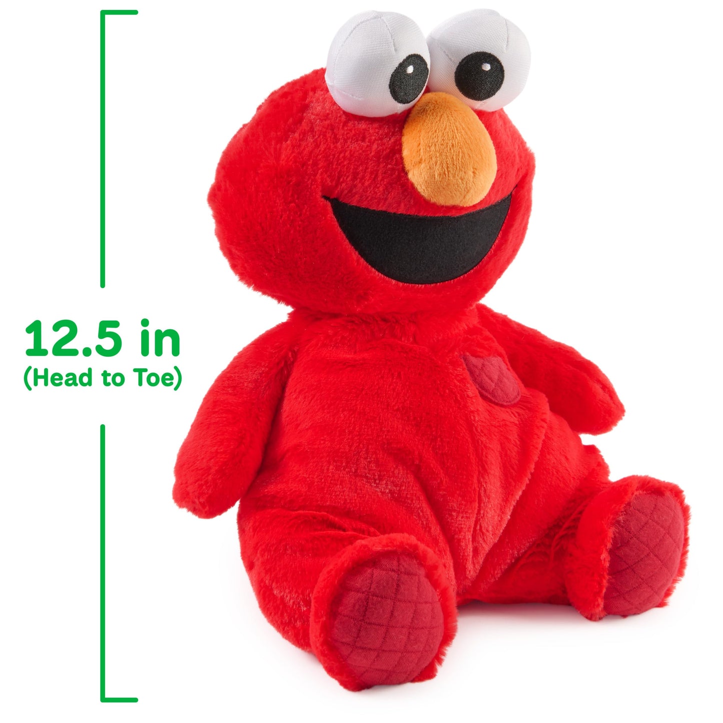GUND Sesame Street Official Oh So Snuggly Elmo Plush, Plush Muppet, Sensory Toy, Sesame Street Stuffed Animals for Babies and Infants, Red, 12.5”
