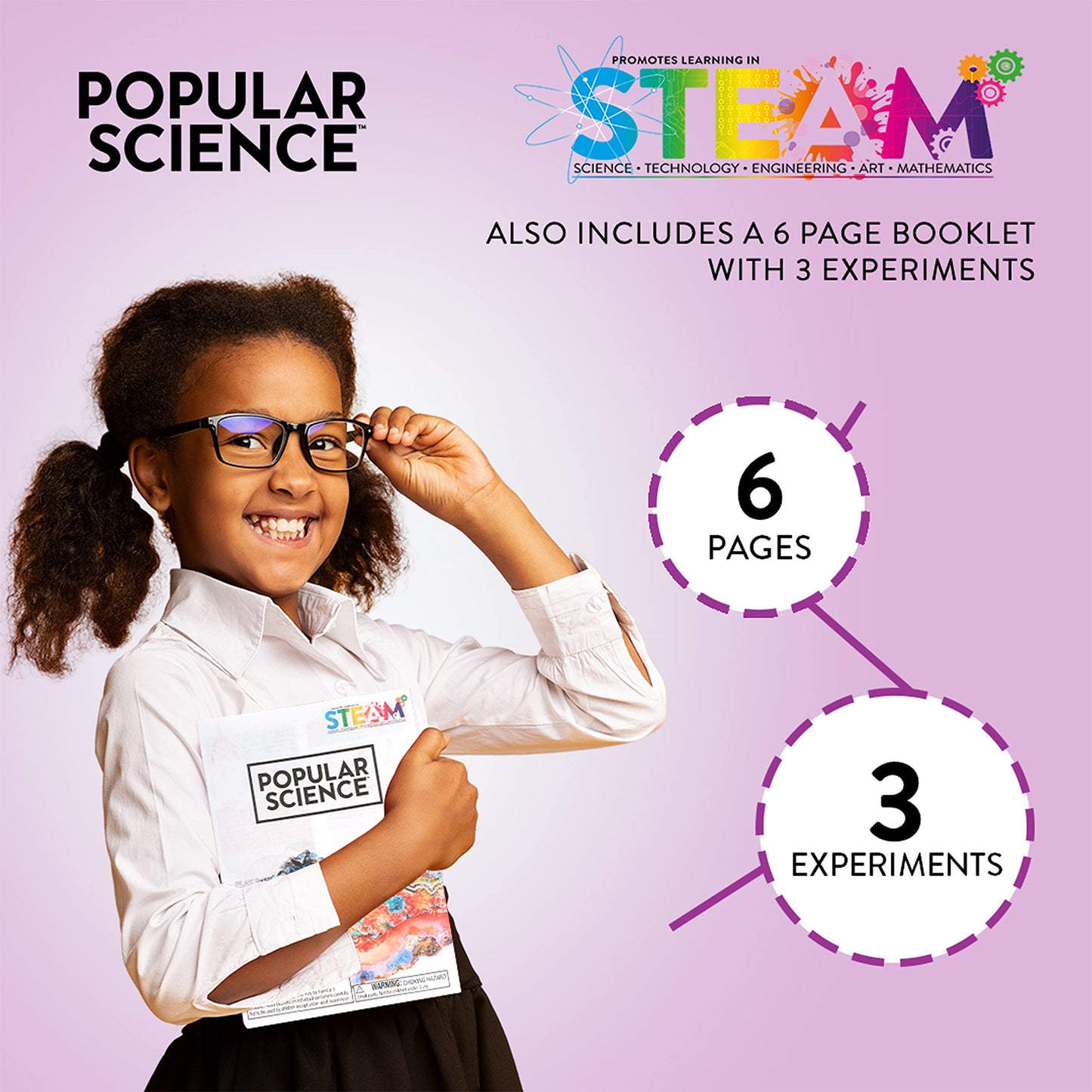 POPULAR SCIENCE Crystal Science Kit for Kids Ages 8 Years + | STEM Science Toys and Gifts for Educational and Fun Experiments |Science Kits Designed for Children and Suitable for All The Family