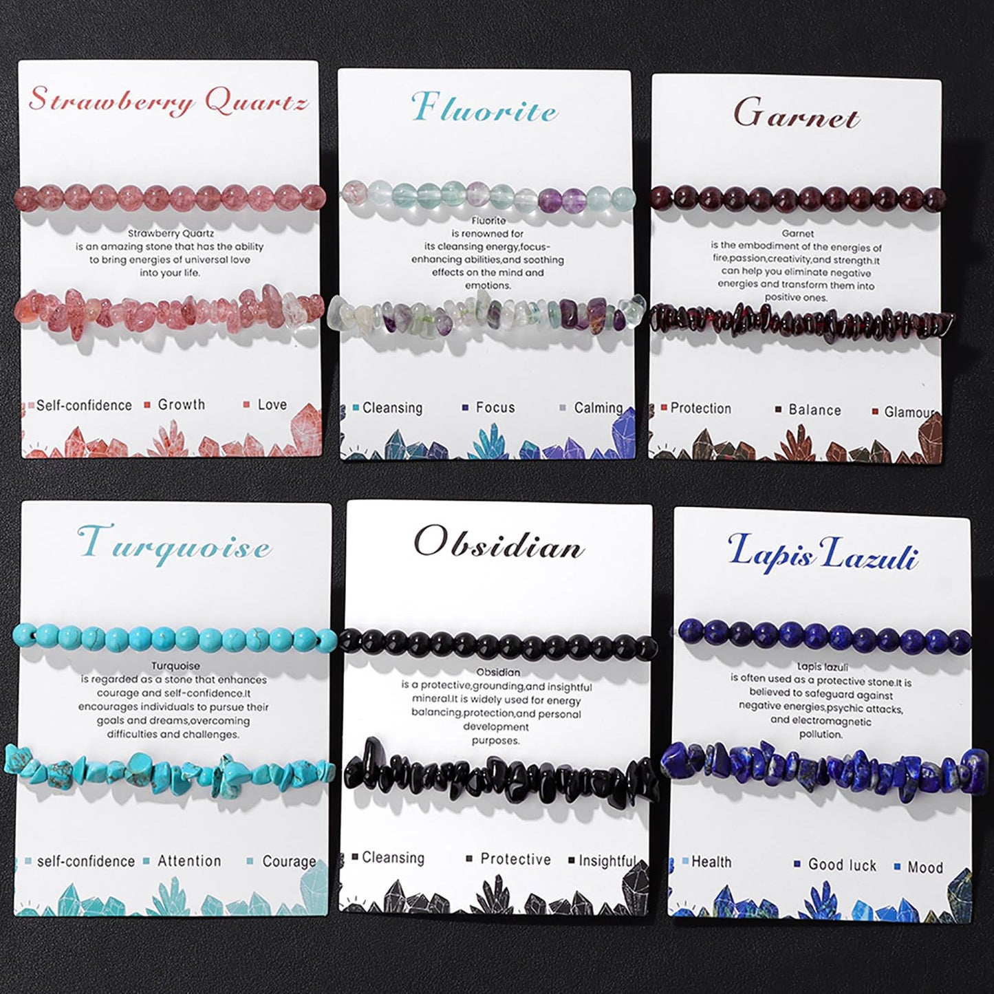 Turquoise Bracelets for Women 2Pcs 6mm Natural Stone Bracelet Turquoise Bead Bracelet Healing Crystal Bracelet Turquoise Jewelry for Women