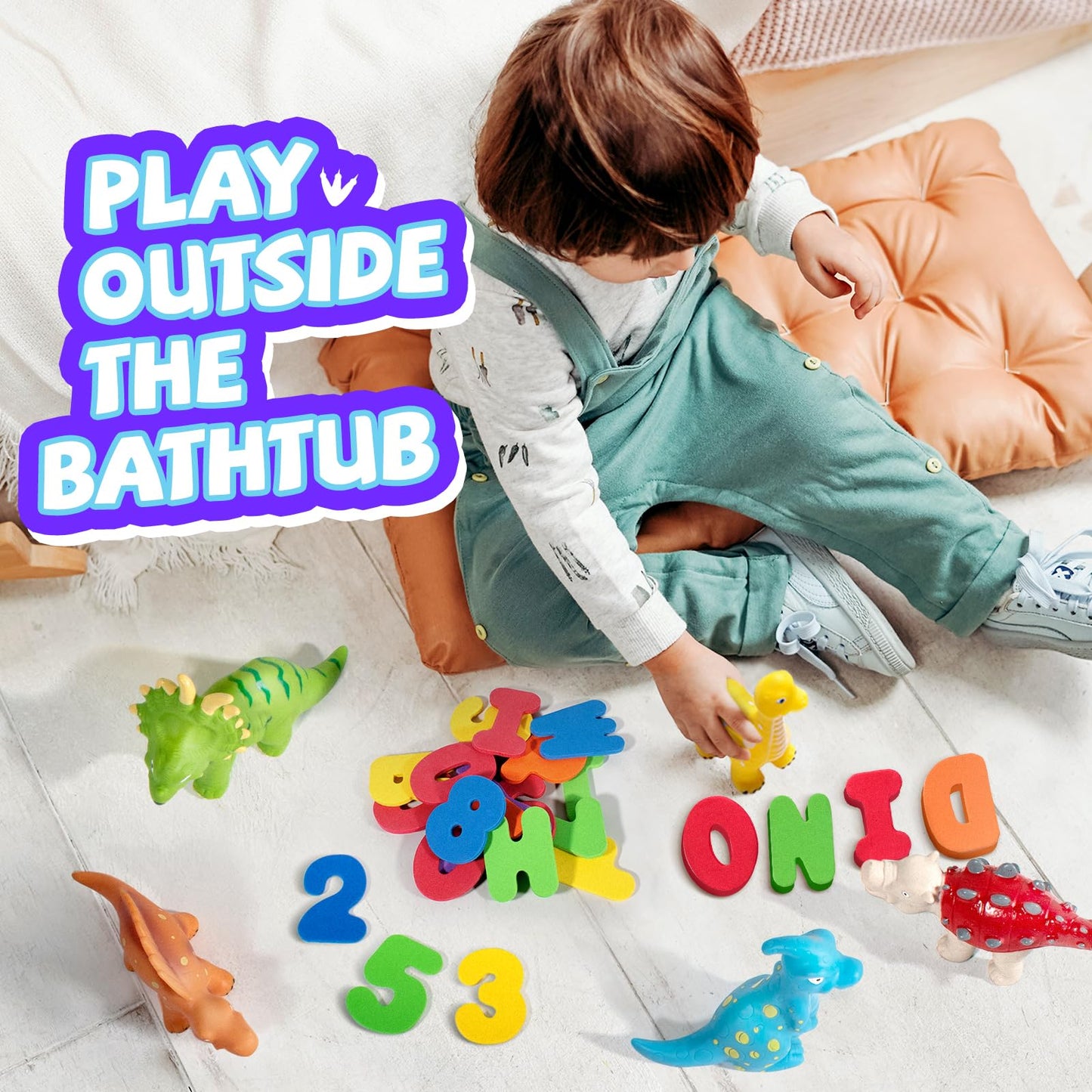 Hely Cancy Dinosaur Bath Toys Mold Free