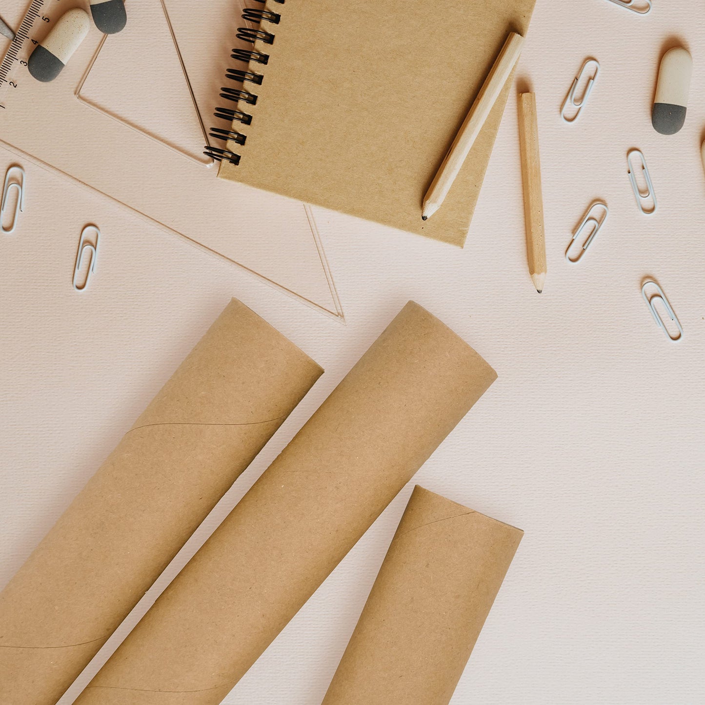 MagicWater Supply Mailing Tube - 3 in x 36 in - Kraft - 6 Pack - for Shipping and Storage of Posters, Arts, Crafts, and Documents