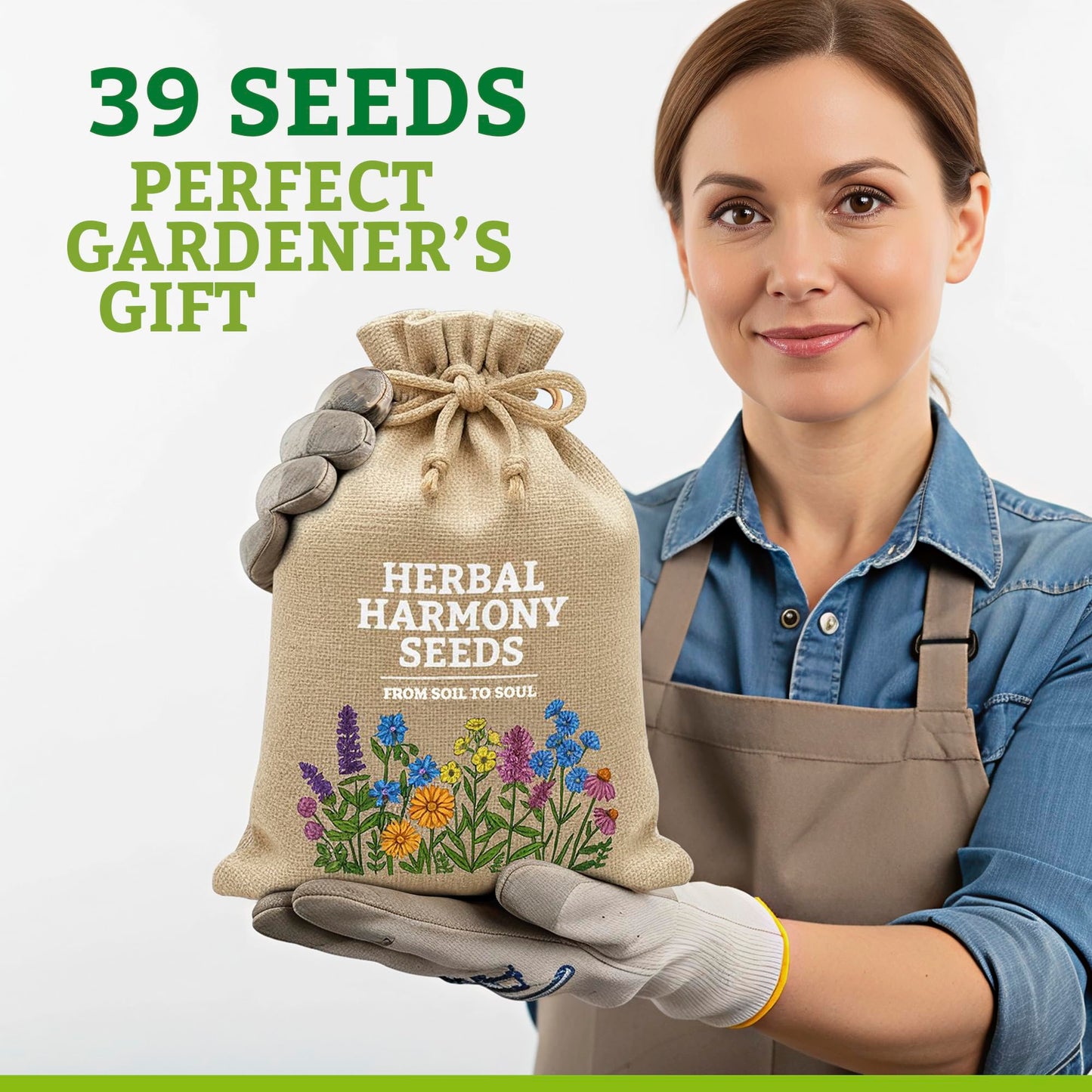 Medicinal Herb Seeds Variety Pack – 39 Heirloom Non-GMO Apothecary Seed Kit, Herbal Medicine & Tea Garden, Made in USA