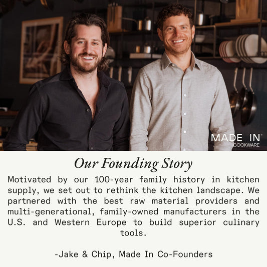 Made In Cookware - Seasoned 12" Carbon Steel Frying Pan - (Like Cast Iron, but Better) - Professional Cookware - Crafted in Sweden - Induction Compatible