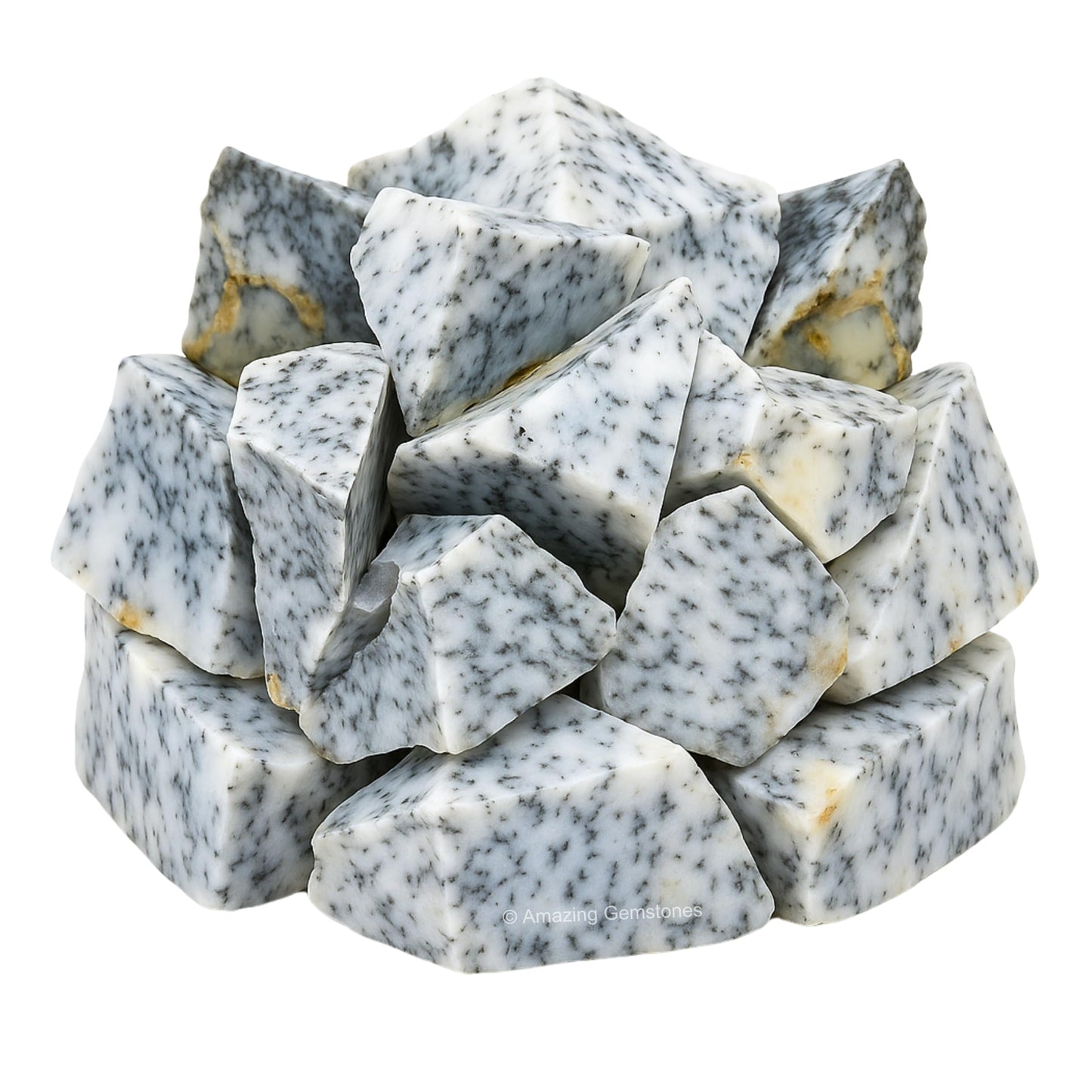 Amazing Gemstone Dendrite Opal Raw Crystals and Healing Stones, Natural Rocks For Tumbling - DIY Raw Stones And Crystals (1 Piece)