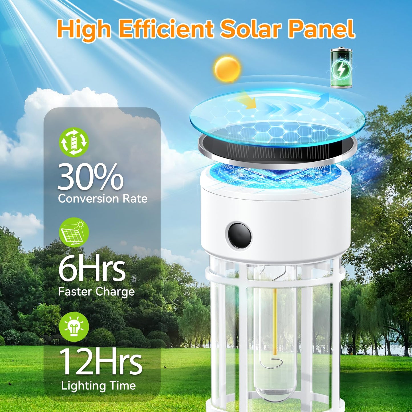 LETMY Solar Pathway Lights Outdoor, 4 Pack Solar Lights Outdoor Waterproof IP65, Bright Garden Light for Yard Walkway Driveway Landscape Garden Decor（White）