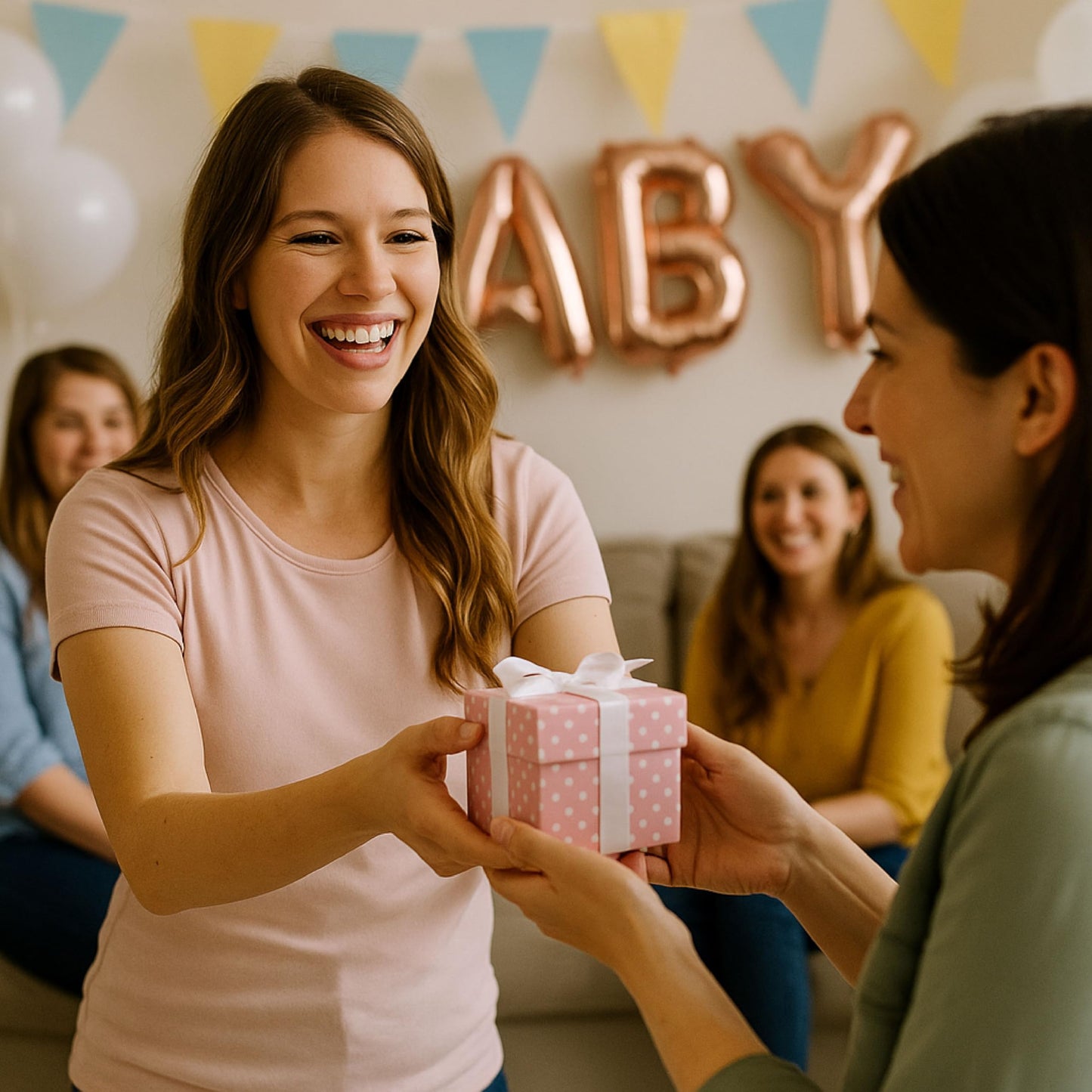 Baby Shower Thank You Gifts for Hostess, Handmade Lion Nursery Decor, Guest Favors New Mom to Be Gifts, 'Showering Our Baby With Love' Quote Sign, Jungle Safari Theme Present