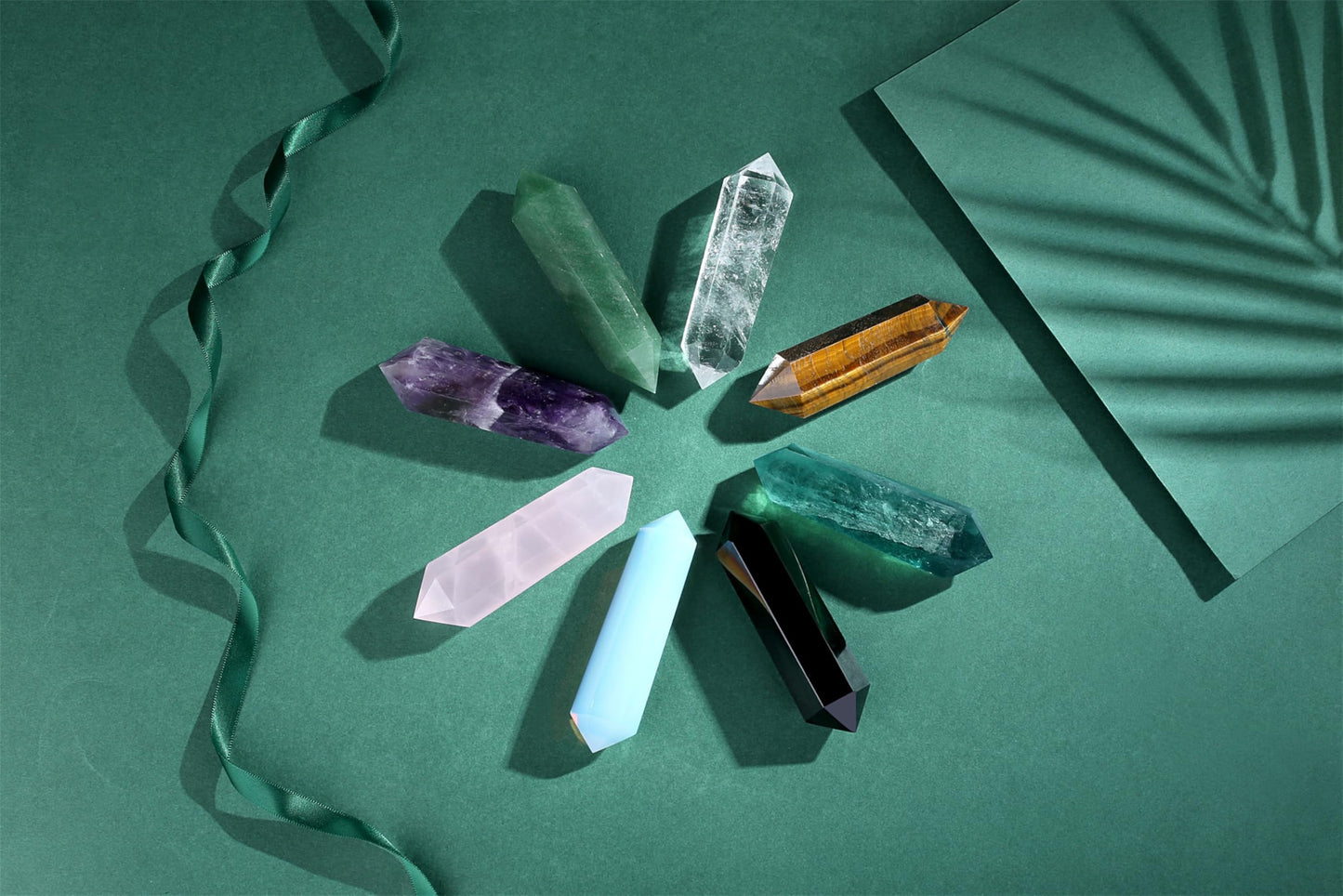 YATOJUZI 3.5" Rainbow Fluorite Healing Crystals Wand Natural Crystals and Healing Stones Large Hexagonal Fluorite Crystal Points for Meditation Divination Reiki Energy Balancing 1PCS