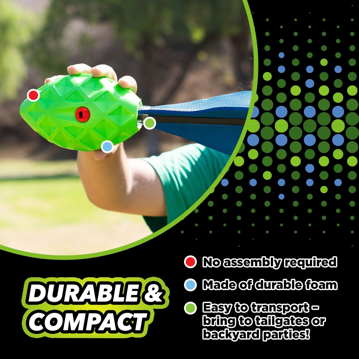 Stomp Rocket XL LED Whistle Missile - Whistling Foam Football with Tail - Fun Backyard Outdoor & Indoor Kids Toys Gifts for Boys & Girls - Sports Play Toys for Ages 3+