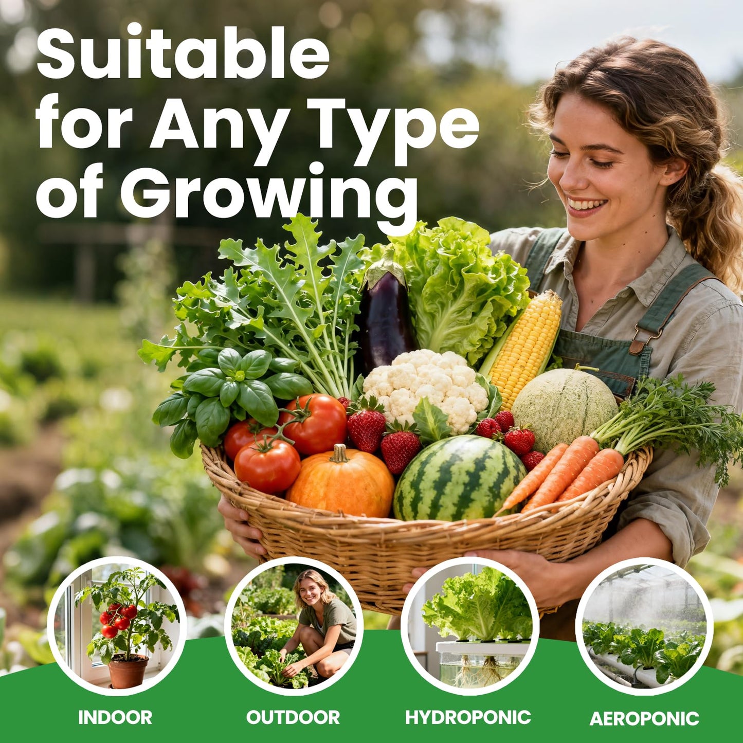 55 Vegetable Seeds Variety Pack - 39,000+ Heirloom Seeds for Planting Vegetables and Fruits, Outdoor Garden Seeds for Planting Gift for Mother, Women, Mom, Friend