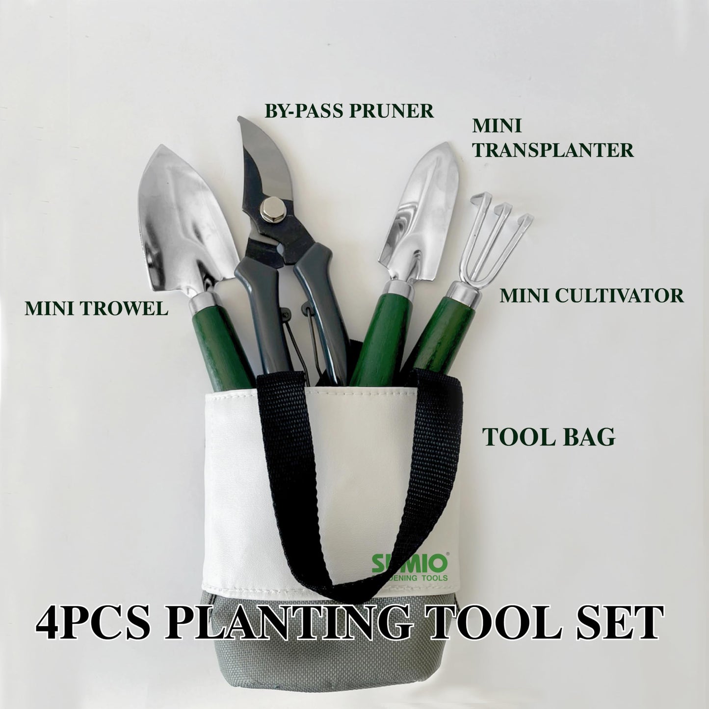 SUMIO Mini Garden Tool kit, Desk Indoor Plant Tool Set, Portable Garden Tool Set, Succulent Tools Kit, Office Planting