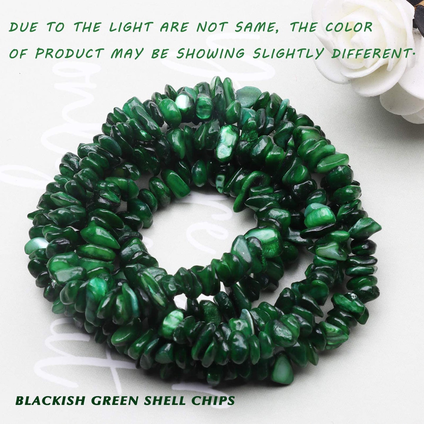 500 pcs Natural Chip Stone Beads, Green Aventurine 5-8 mm Irregular Gemstones Healing Crystal Loose Bead for Jewelry Making Bracelet Crafting
