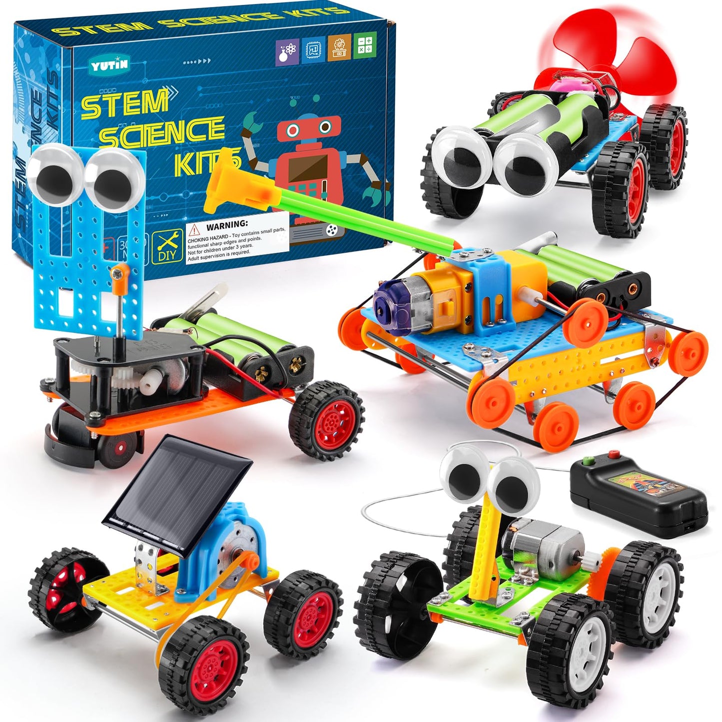 Robot STEM Kits for Kids Age 8-10, STEM Toys for Ages 8-13, Science Building Kit for Boys 6-8 8-12, Robotics Engineering Experiments Projects for 8 9 10 12-14 Year Old Boys Girls Birthday Gift