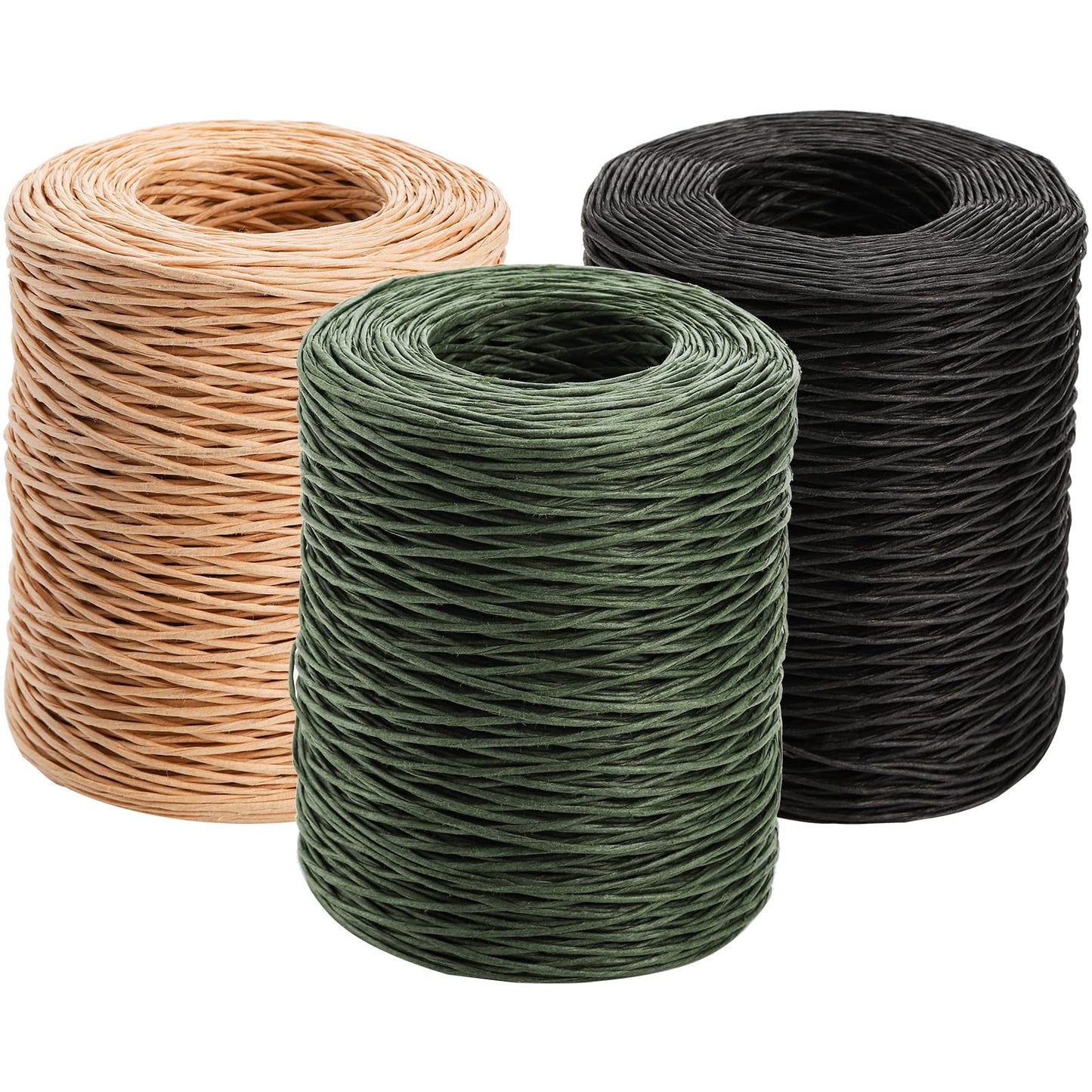ZEAYEA 3 Rolls Floral Wire, 1968 Feet Bind Wire Twine, Florist Wires for Flower Bouquet, Craft Wires for Wreath Making Craft Floral Flower Arrangements Garland