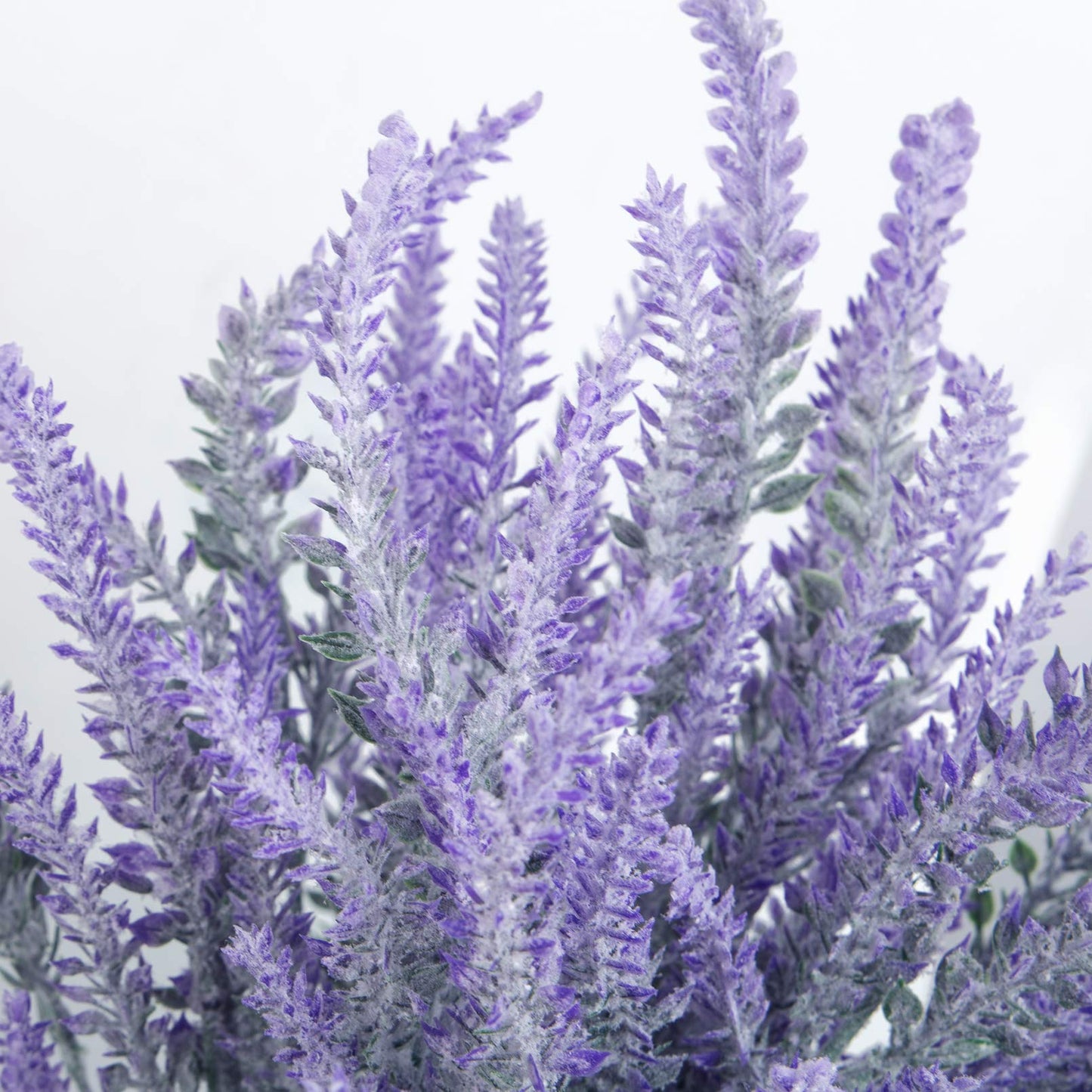 Besteek 10 Bundles Fake Flowers Artificial Lavender Faux Plastic Plants Purple Flowers for Home Wedding Kitchen Garden Patio Porch Window Box Office Table Centerpieces Indoor Outdoor Decor, Purple