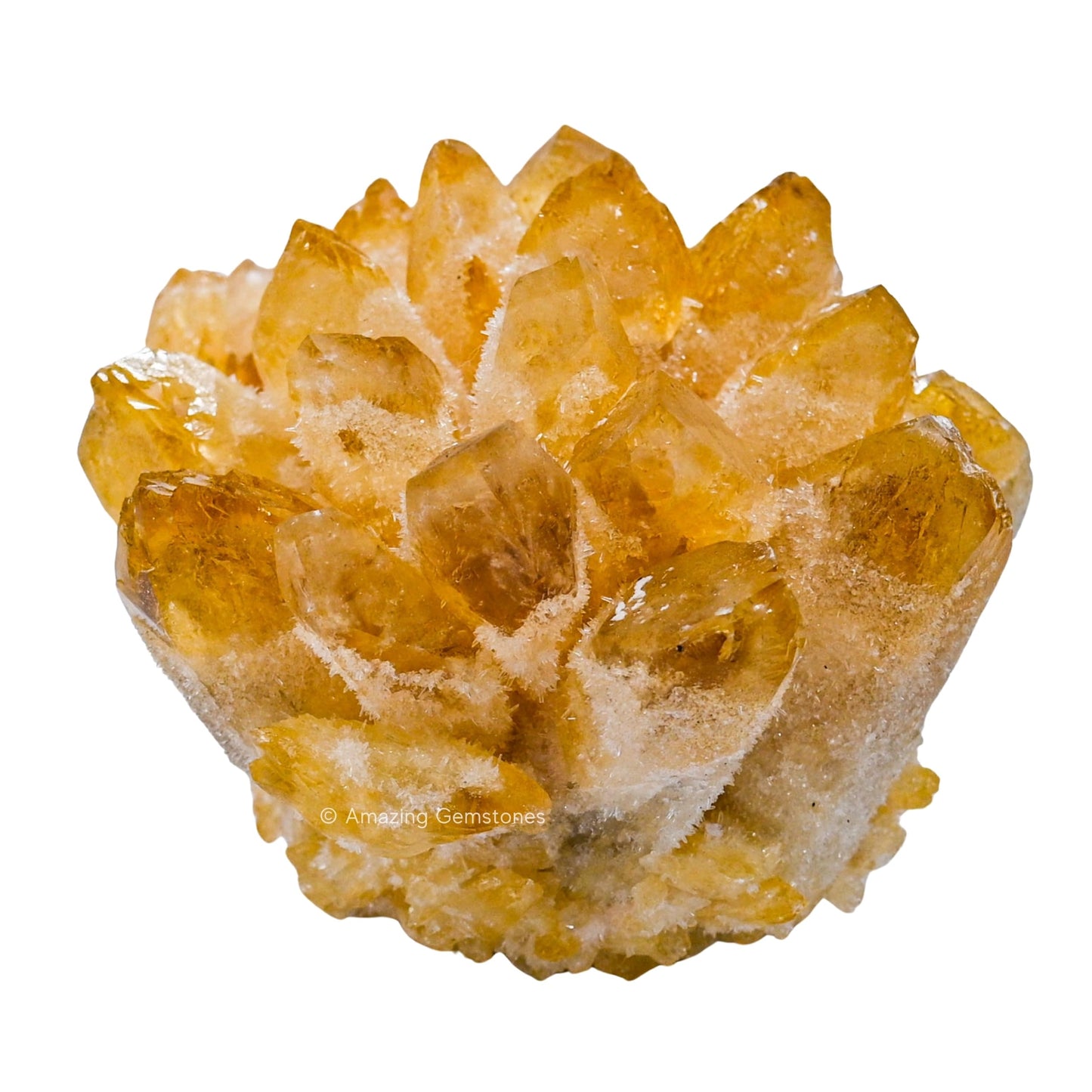 Amazing Gemstone Large Citrine Crystal Cluster Points for Meditation, Home Decor and Gift - Natural Quartz Crystals and Healing Stones for Enhance Energy with Large Crystals Points