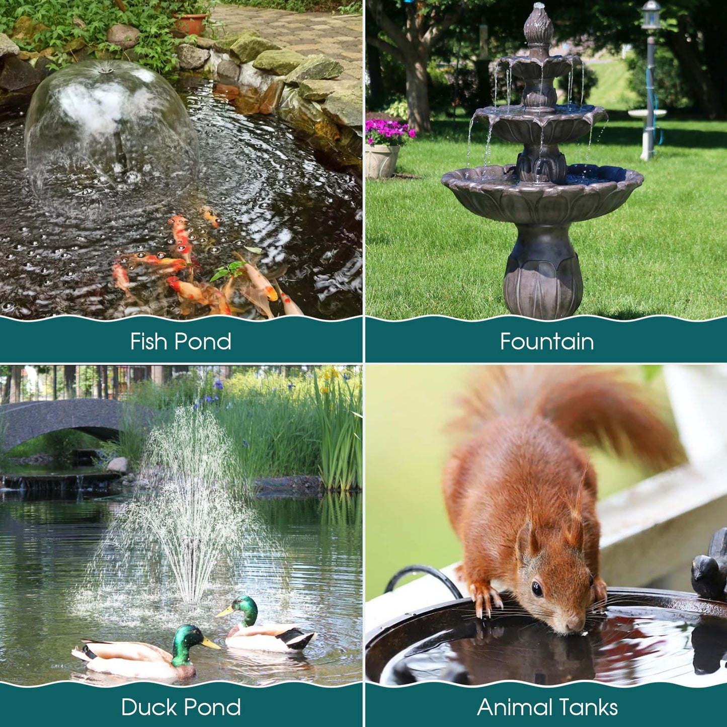 Antfraer 70W Solar Pond Filter with Water Pump, Solar Fountain Pump with Pond Filter Adjustable Flow, Pond Filter Box with Filter Medias for Outdoor Ponds Fish Tank Waterfall Water Features