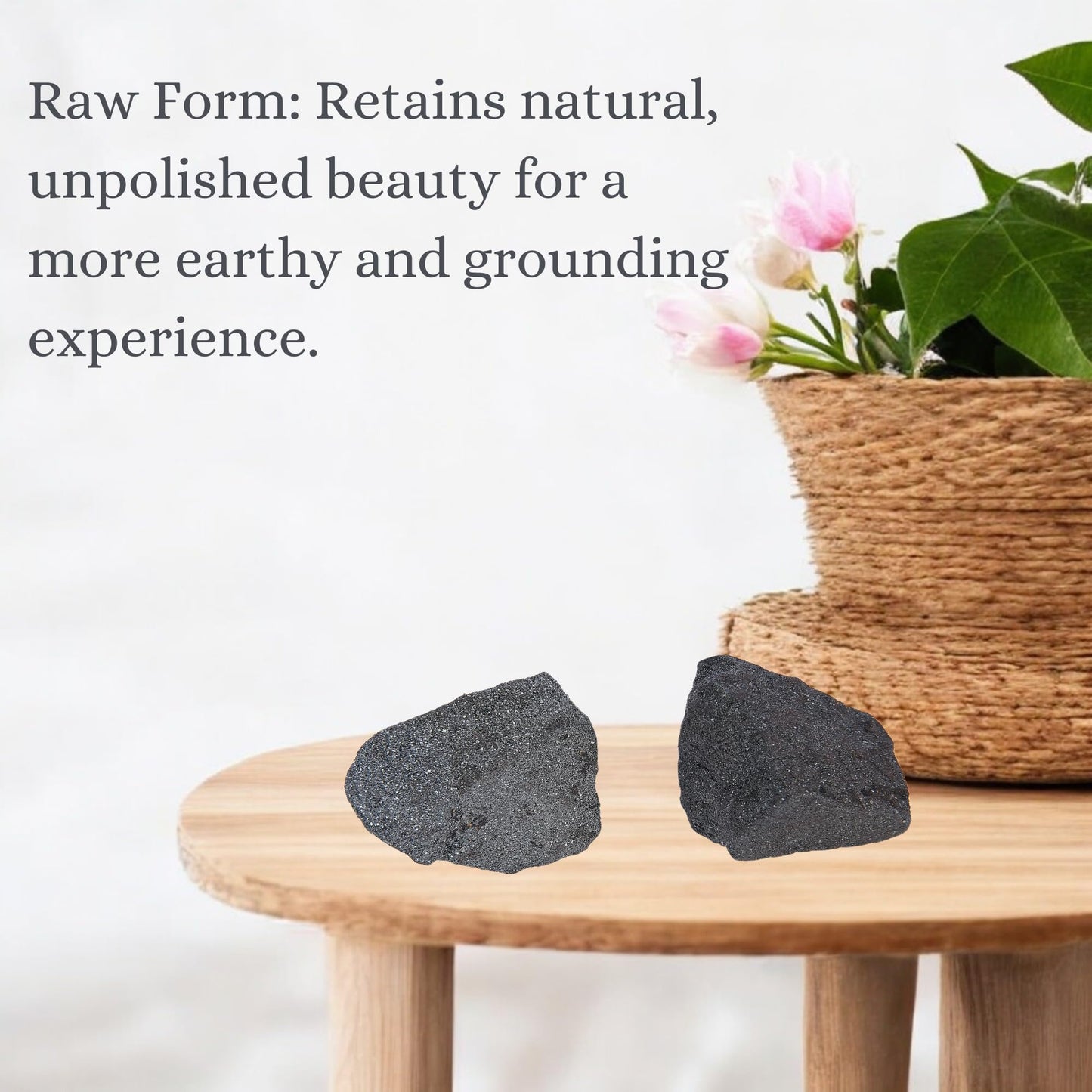 ANAYA AGATE Hematite 2 Pcs Raw Crystals Rough Gemstones w/Authenticity Card, Velvet Pouch - Large 1.25–2.0" Raw Stones for Tumbling, Cabbing, Polishing, Cutting Natural Healing Crystals for Home Decor, DIY Stones