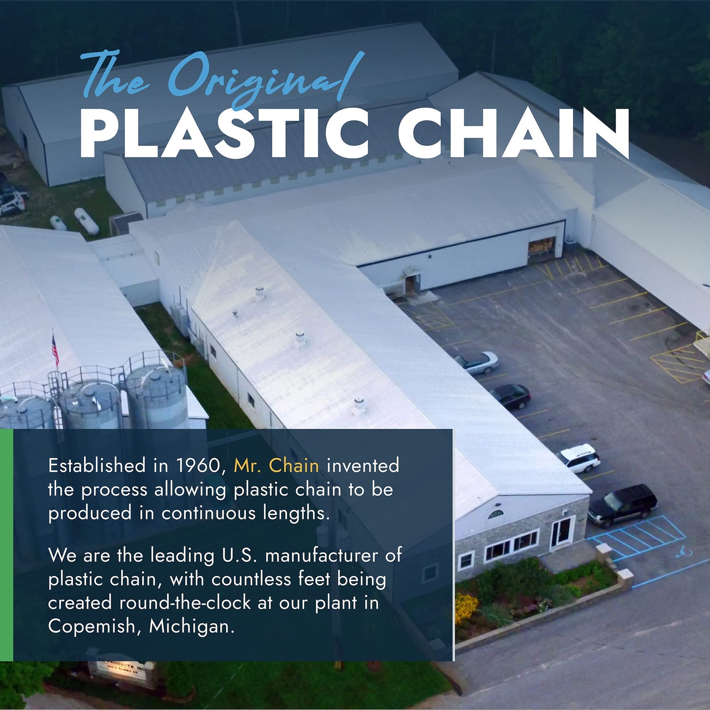 Mr. Chain Plastic Barrier Chain, Khaki Gold, 1.5-Inch Link Diameter, 25-Foot Length (30007-25)