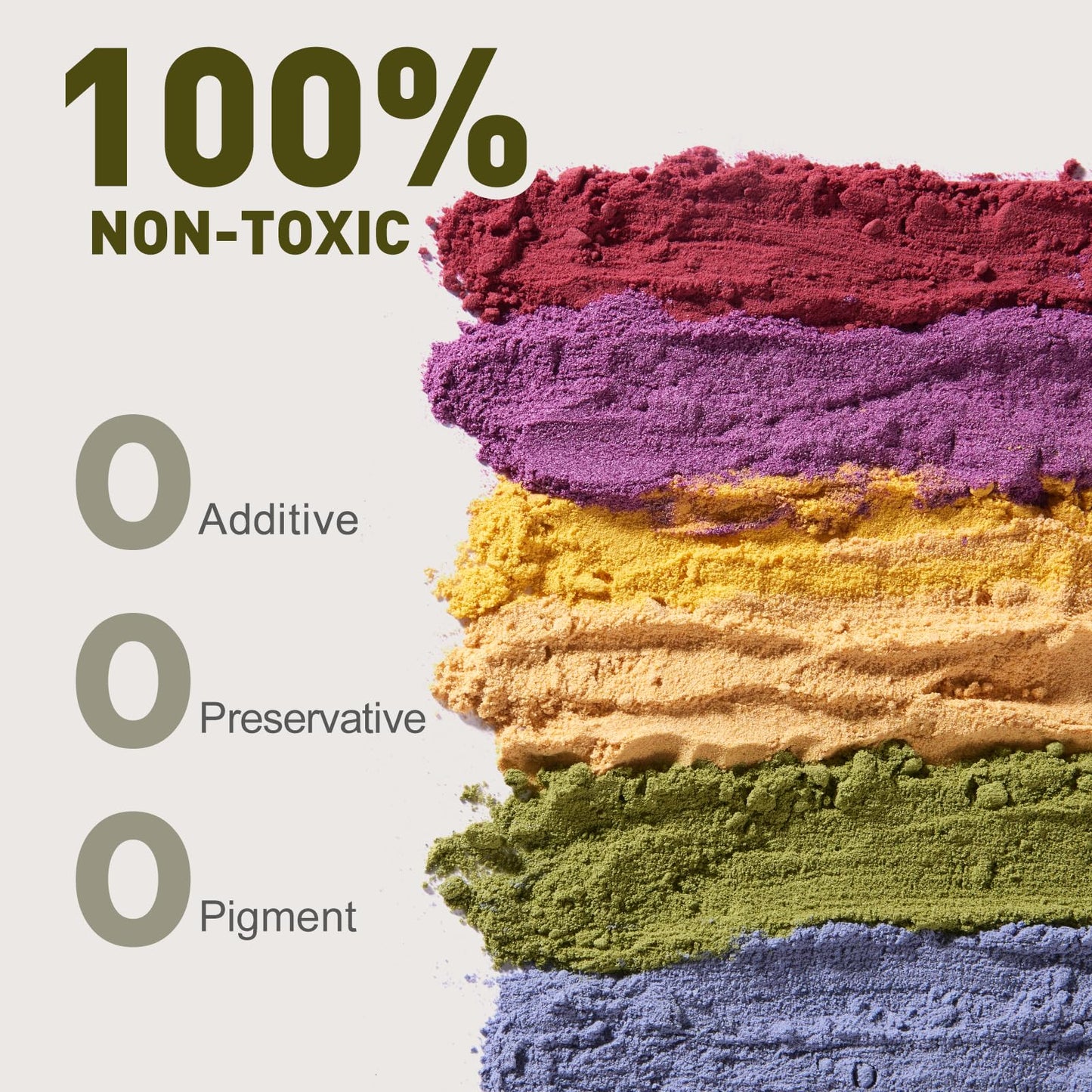 Jar Melo Washable Finger Paints Powder for Toddlers, Safe Paints for Baby's Hand and Feet, Non-Toxic Preschool Art and Craft Supplies, 6 Colors