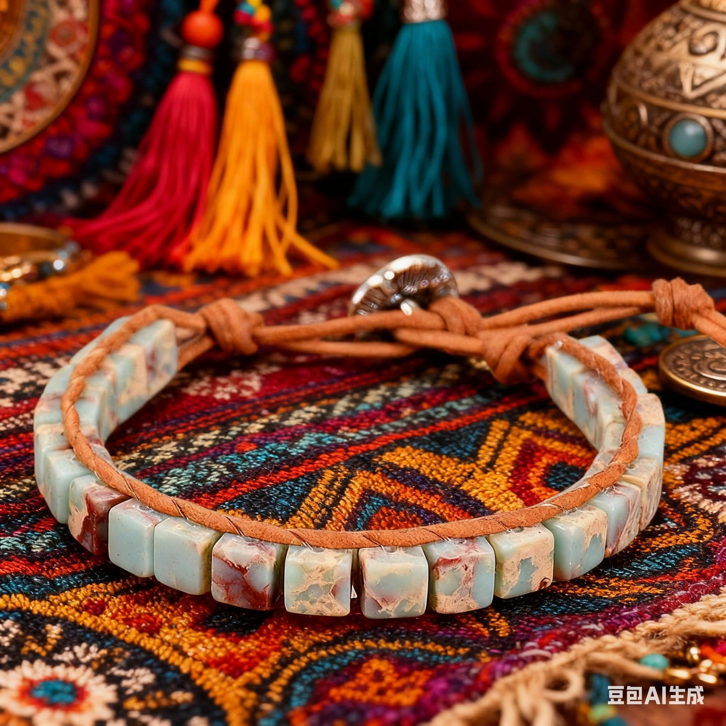 ZOSOJONA 7 Chakra Bracelet Bohemian Handmade Leather Wrap Healing Protection Natural Stone Yoga Beaded Bracelets Boho Friendship Jewelry