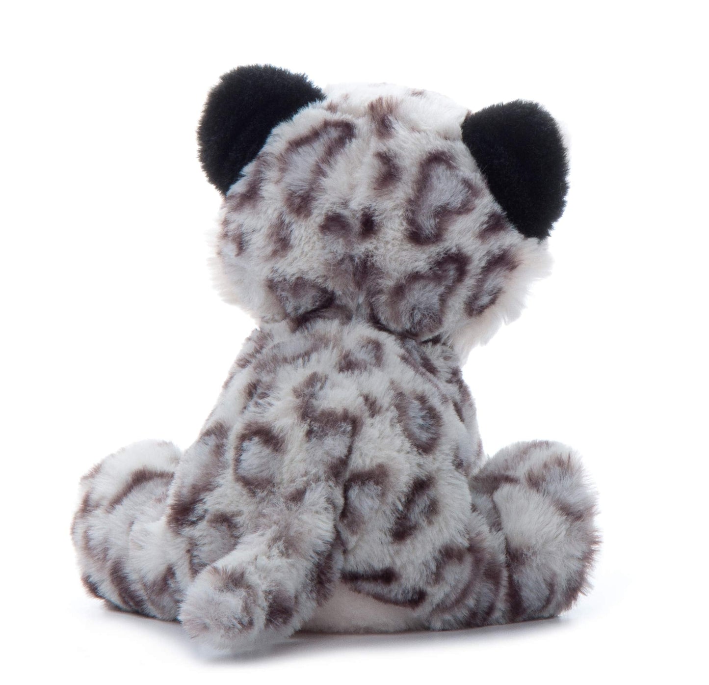 The Petting Zoo Snow Leopard Stuffed Animal Plushie, Gifts for Kids, Wild Onez Wildlife Animals, Leopard Plush Toy 9 inches