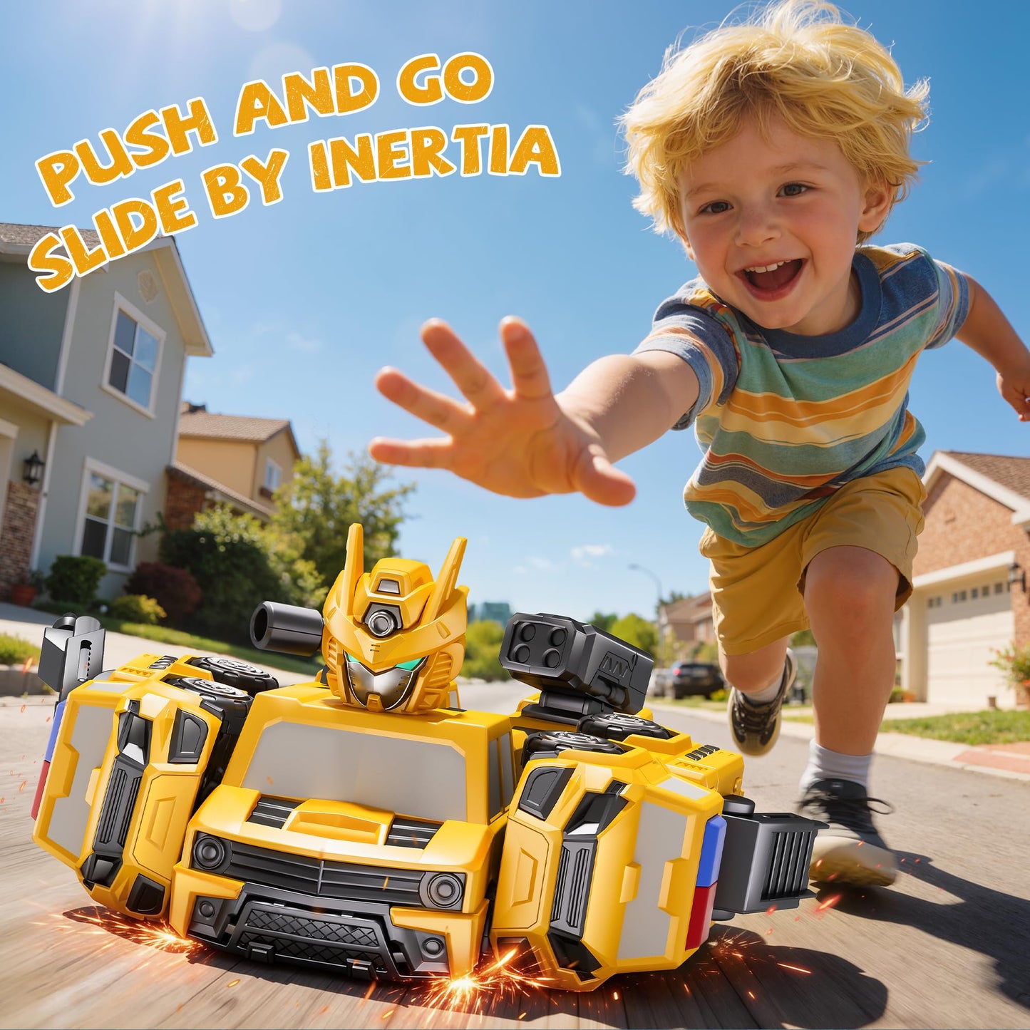 NewBandMo Gifts for 3 4 Year Old Boys, Toys for 3 4 Year Old Boys, 5-in-1 Transform Robot Toys for Boys 4-6, Easy DIY Assembly, 3 4 Year Old boy Birthday Gifts, Ideals Toys for Boys, Kids Toys