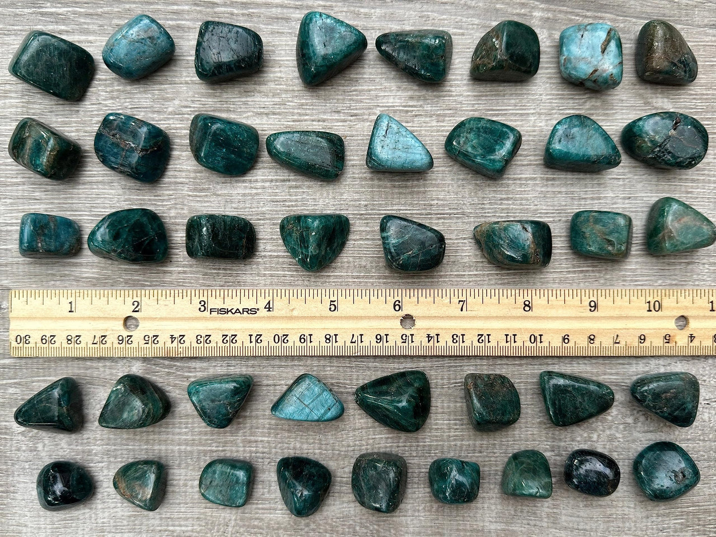 WHOLESALE Apatite Tumbled Stones, Polished Apatite Gemstone, Apatite Polished Rocks (Apatite, 0.25 Pound)