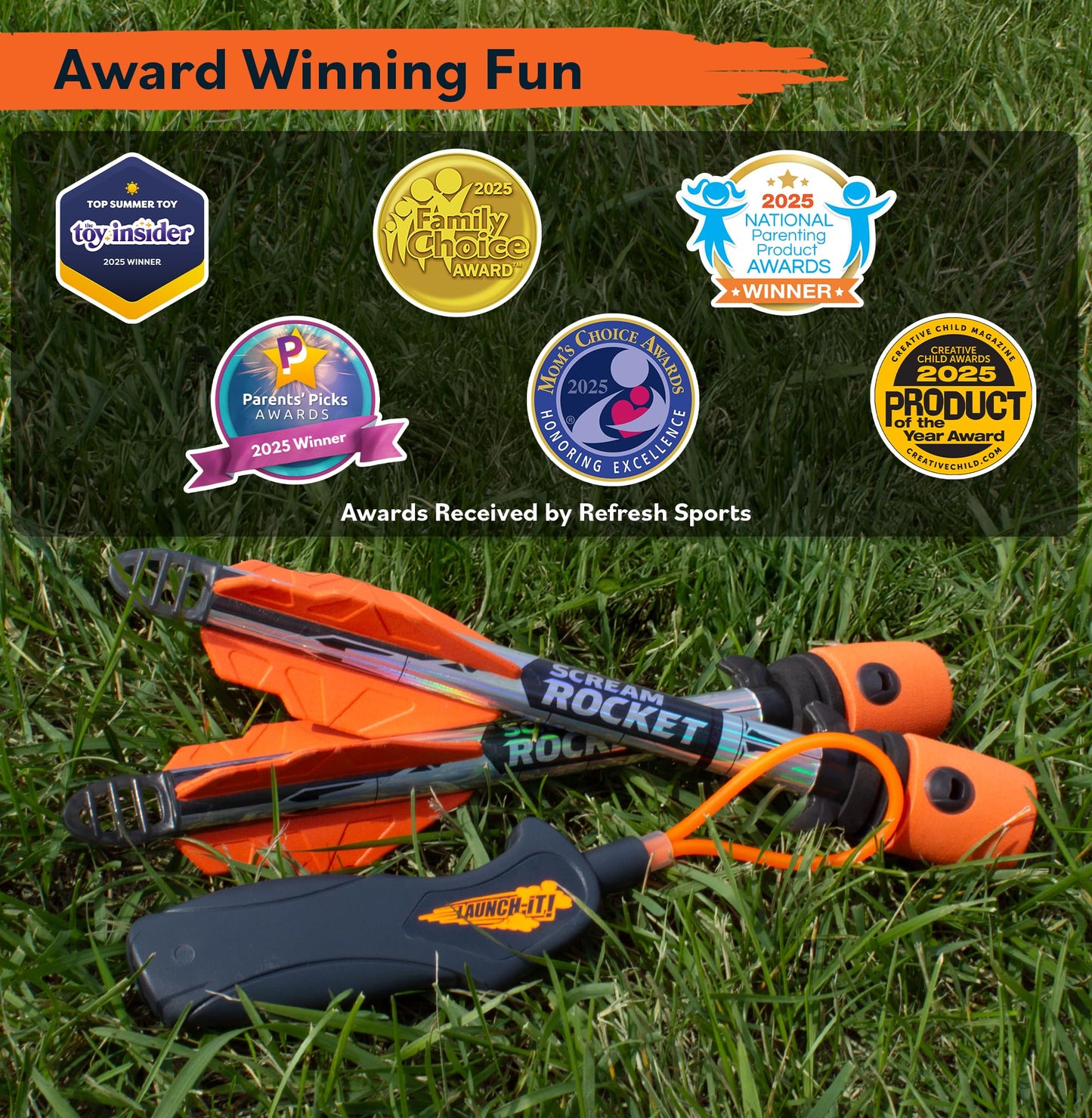 Toy Rocket Launcher for Kids: Outdoor Toys Slingshot Rocket Launchers - Best 6-10 Year Old Boy Gifts for Teens Boys & Girls All Ages - Fun Summer Toys 5 6 7 8 9 10 11 12+ Year Old Boy Birthday Gifts