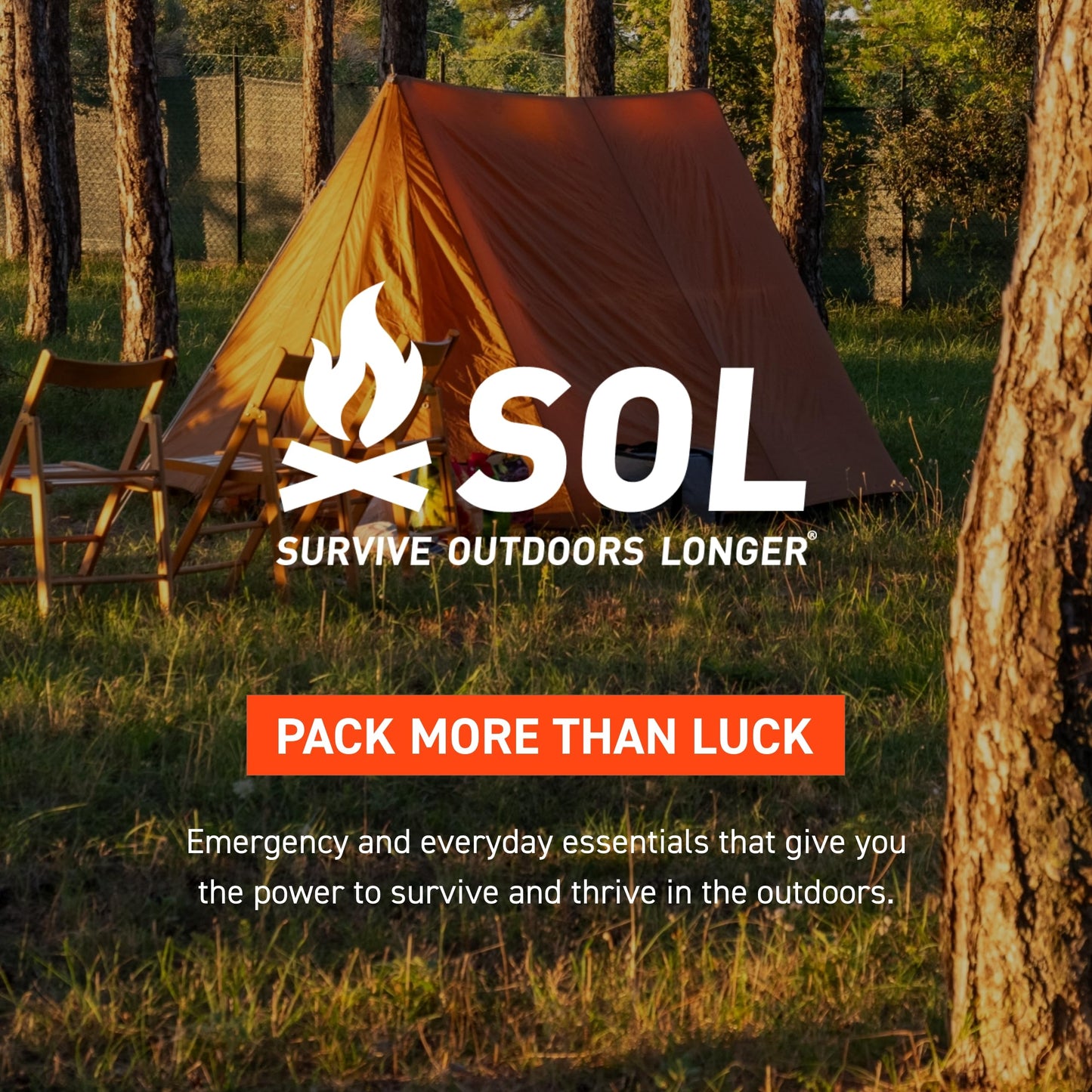 S.O.L. Survive Outdoors Longer S.O.L. Waterproof Bag Scout Survival Kit