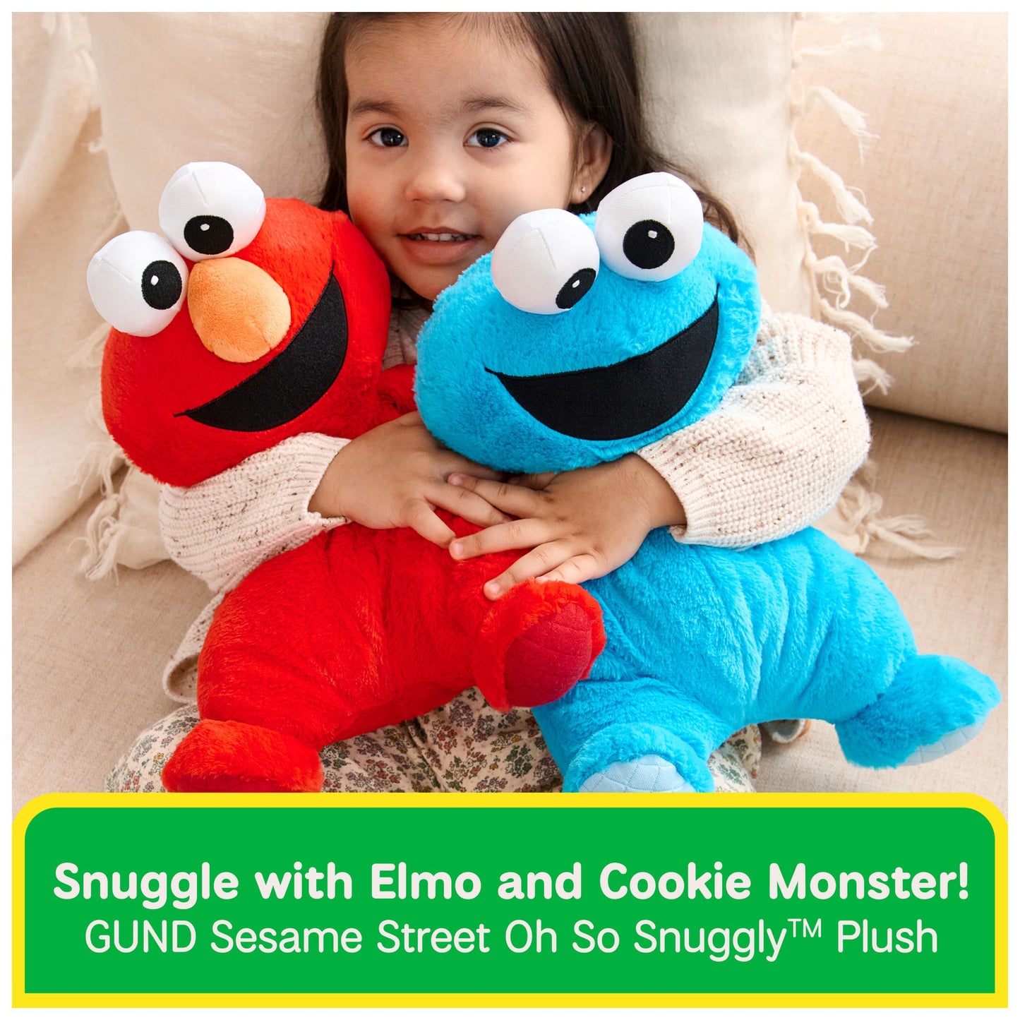 GUND Sesame Street Official Oh So Snuggly Elmo Plush, Plush Muppet, Sensory Toy, Sesame Street Stuffed Animals for Babies and Infants, Red, 12.5”