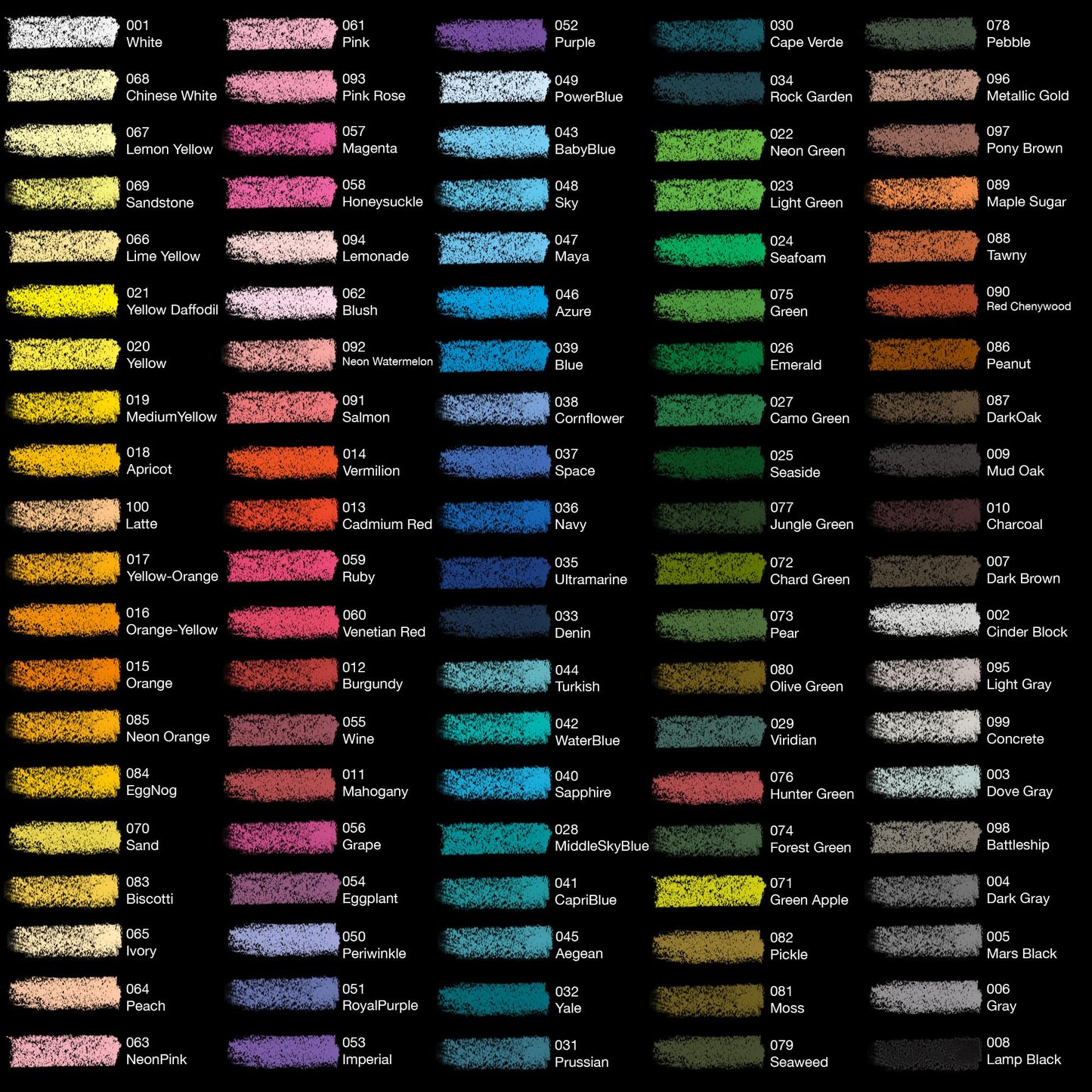 COLOUR BLOCK Soft Pastels for Artists - 100 Colors Square Chalk Pastels Set in Wooden Box - Vibrant Pigments Art Kit for Painting, Drawing, Sketching, Hobbyists.