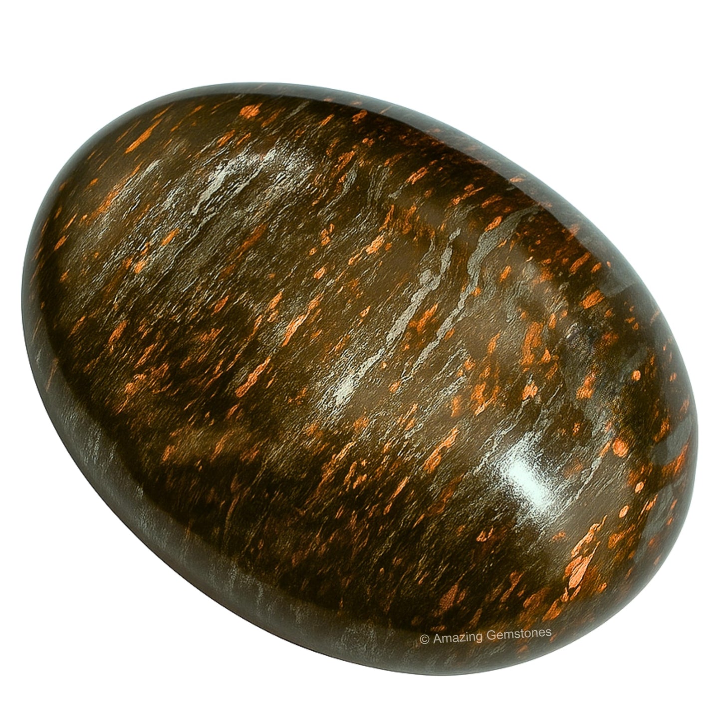 Amazing Gemstone Bronzite Crystals and Healing Stones - Large Palm Stone Crystals Piedra - Crystal for Good Luck, Balanced Positive Energy, Meditation - Unique Stocking Stuffers Gifts for Women, Men