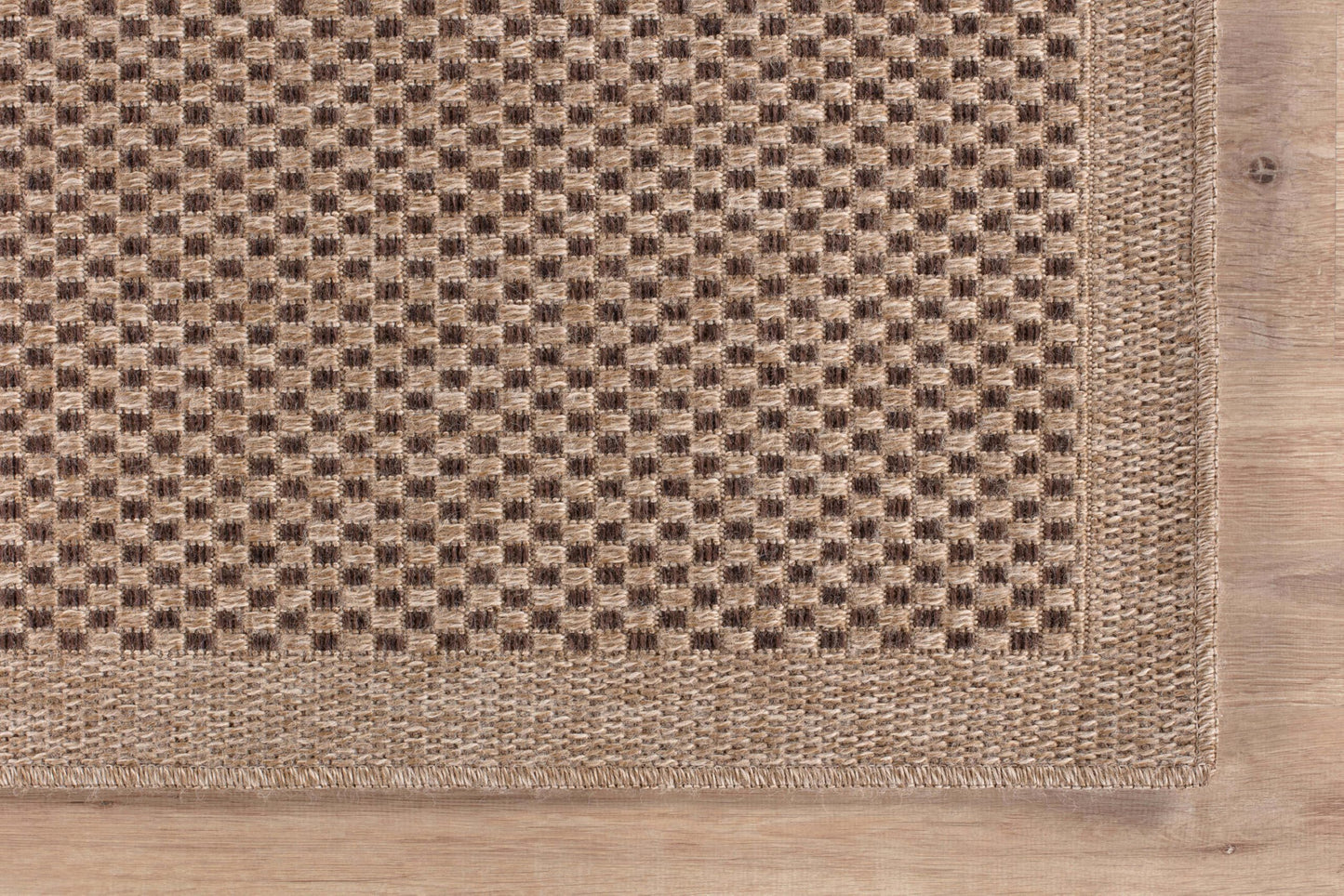 CAMILSON Easy Jute Rug 8x10, Indoor Outdoor Natural Color Fiber Area Rugs for Living Room Patio and Kitchen Rug, Sisal Boho Woven Design, Easy-Cleaning, Washable Outside Carpet Alfombras (8 x 10)