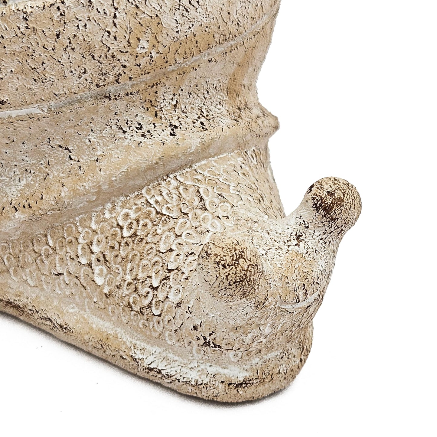 A&B Home Snail Planter - Decorative Weathered Cement Pot, Plant Holder for Home and Garden, Living Room Coffee Table Flower Vase Garden Patio Accent Piece, 8.3" x 7.1" x 4.7"