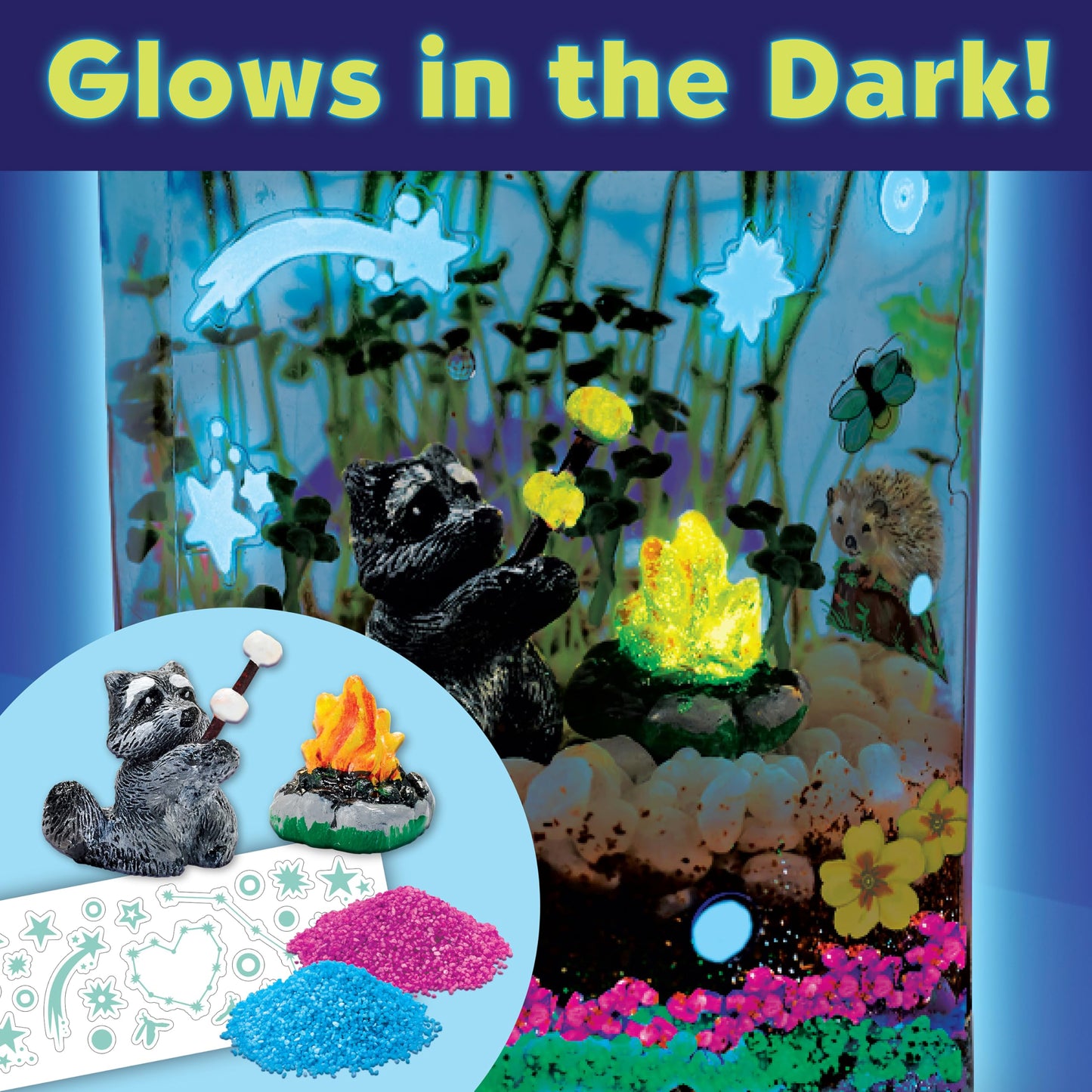Creativity for Kids Grow 'N Glow Terrarium Kit - Educational Science Kits| Spring Crafts for Kids Gifts for Boys and Girls | Craft and STEM Projects (Ages 6+)