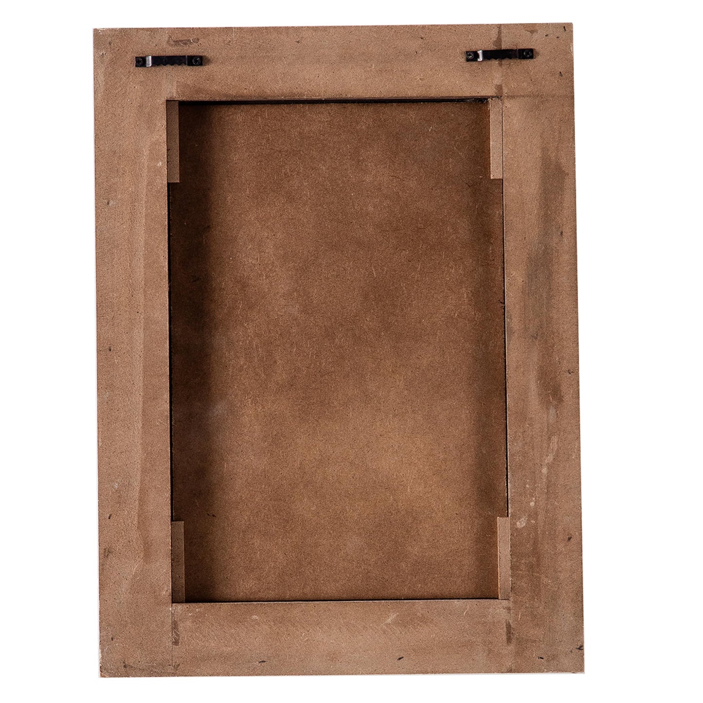 Sintosin Farmhouse Small Arched Mirrors for Wall Decor Living Room 16 X 12 Inch, Hanging Distressed Rectangular Carved Wood Frame Entryway Mirror, Handmade Antique Bathroom Mirrors for Over Sink