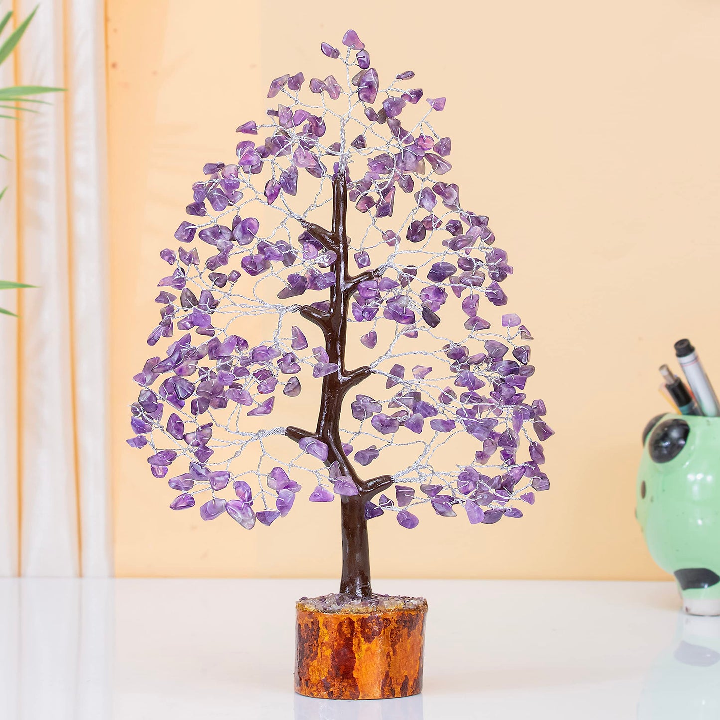 Crocon® Amethyst Crystal Tree of Life Birthday Gifts for Women Men, Friends, Healing Crystals Tree of Life Sister Gift for Her, Home Decor, Gift for Mom, House Warming Gift New Home Unique Gifts Idea