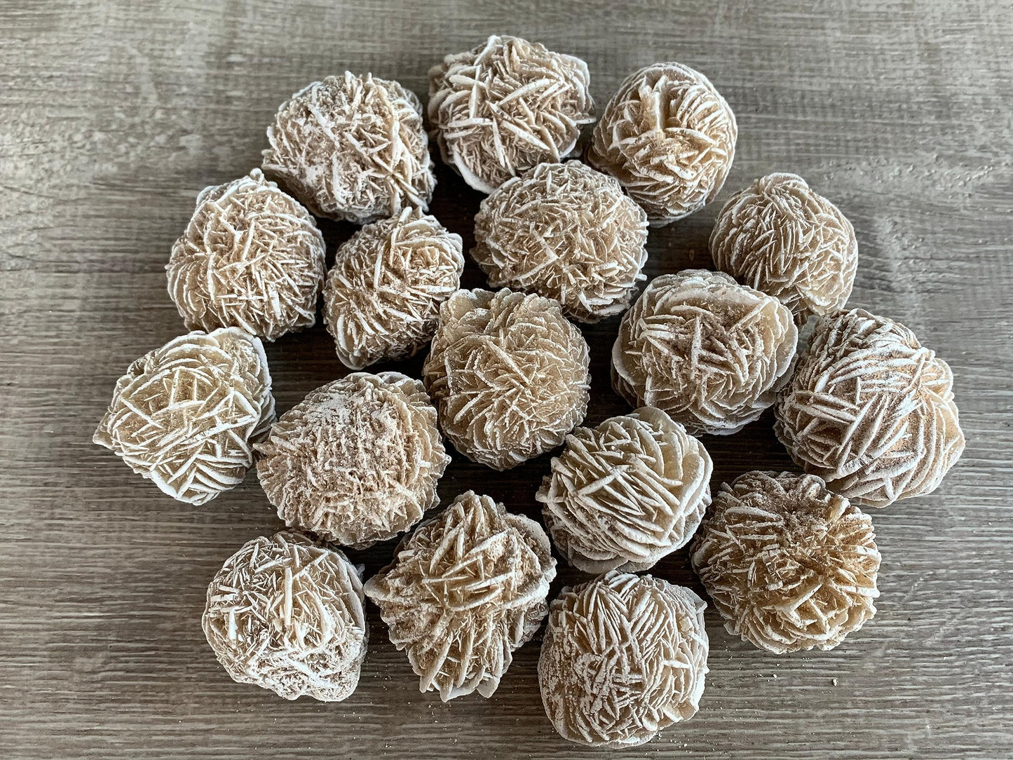 GAF TREASURES Wholesale Raw Desert Rose Crystals, Natural Desert Rose Stone, Natural Rough Desert Rose Crystals, Desert Rose Rough, Desert Rose Healing Crystals (Desert Rose, 0.5 Pound)