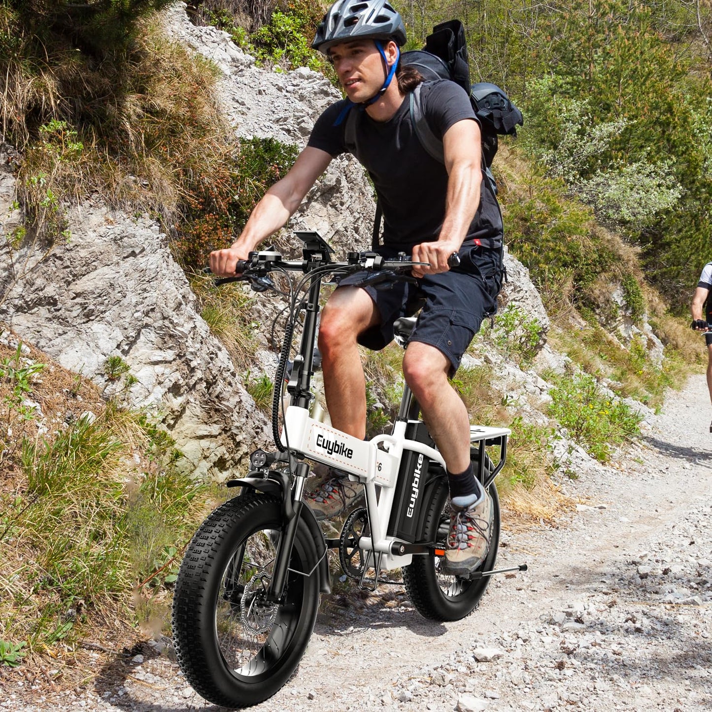 bluebiko 1000W Folding Electric Bike, Green