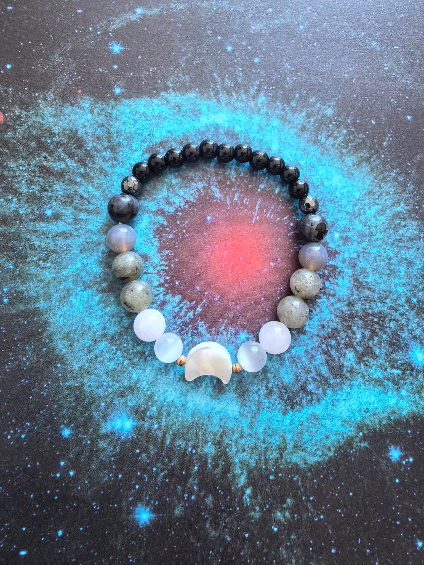 MQV Moon Phase Ultimate Women Protection Lunar Energy Bracelet Cleanse Healing Inner Peace Energy and Balance inspired Jewelry Gift (style1)