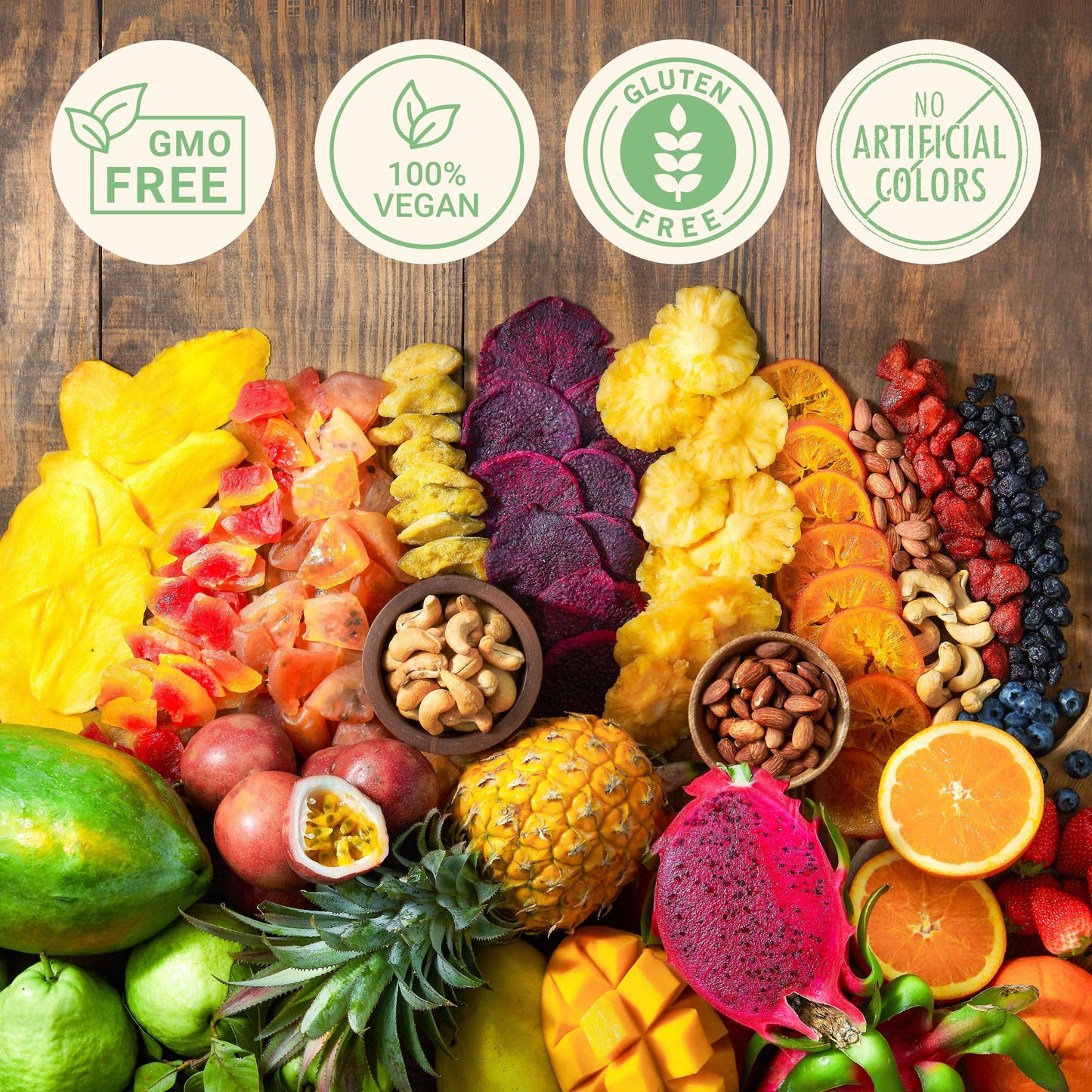 Dried Fruit Gift Basket – 11 Tropical Flavor Mothers Day Gifts for Mom | 20oz Soft Dried Fruit Basket Gift - Dried Fruit and Nuts Gift Basket Dry Fruits Gift Box - Healthy Food Gifts for Women Mom Dad
