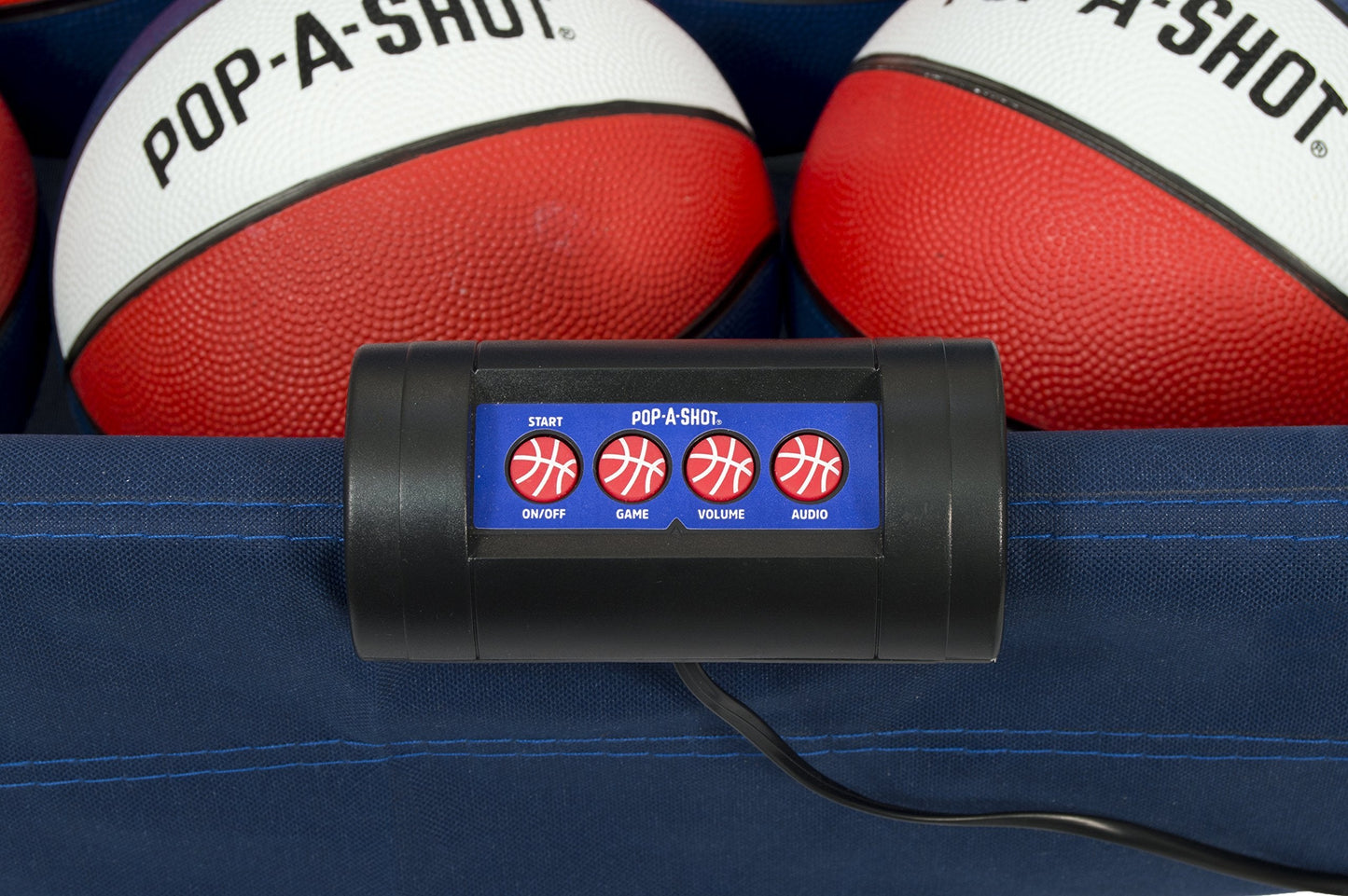 Pop-A-Shot - Home Dual Shot with Oklahoma City Thunder NBA Graphics l Sensor Scoring l 16 Game Modes l 7 Balls l Foldable Storage l for All NBA Fans