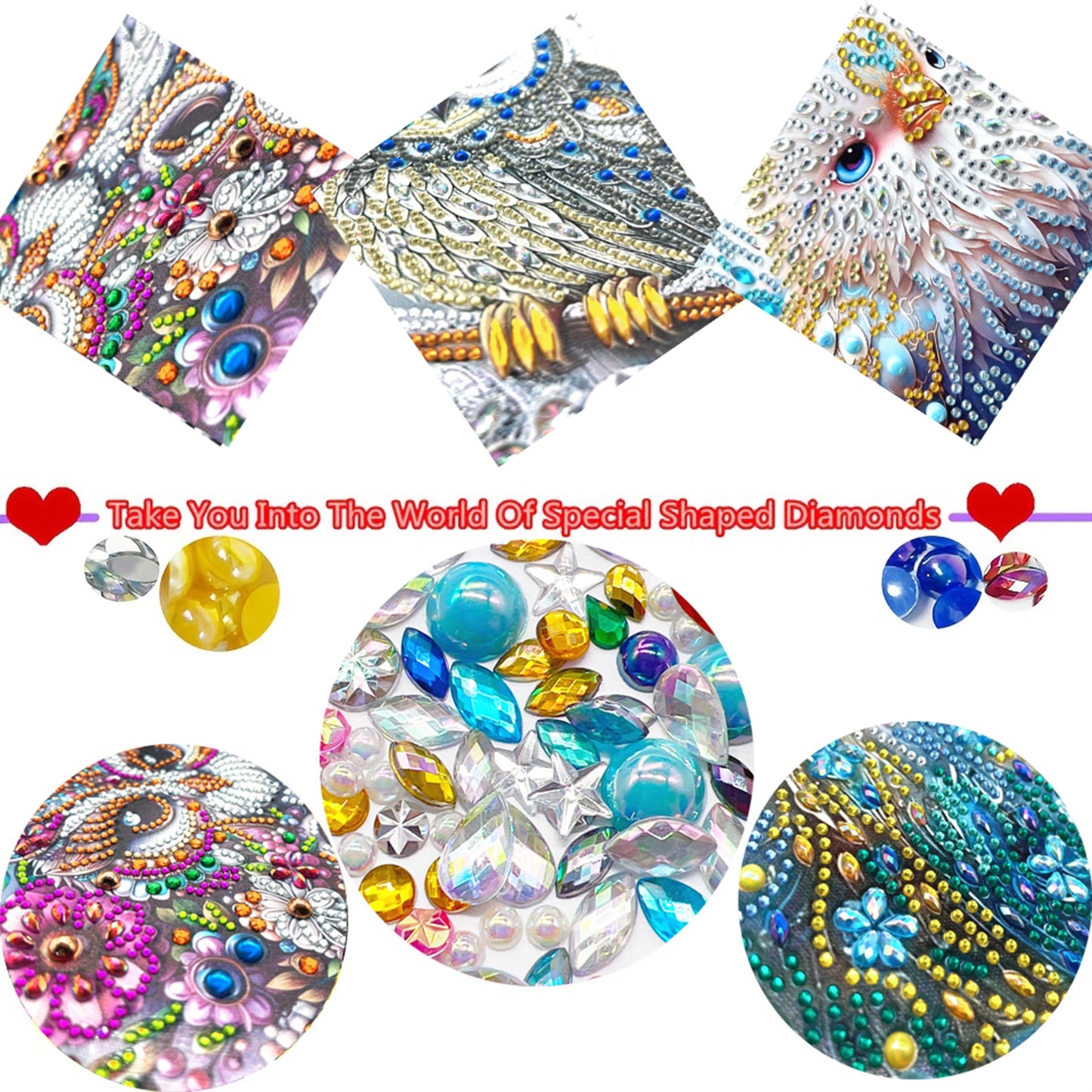 KUFWKEY 4 Pack Sea Turtle Diamond Art Kits for Adults,5d Diamond Painting Kits for Beginner,Crystal Rhinestones DIY Handicrafts,Diamond Mosaic Gem Art,Special Shape Diamond Art,11.81X11.81 inchs