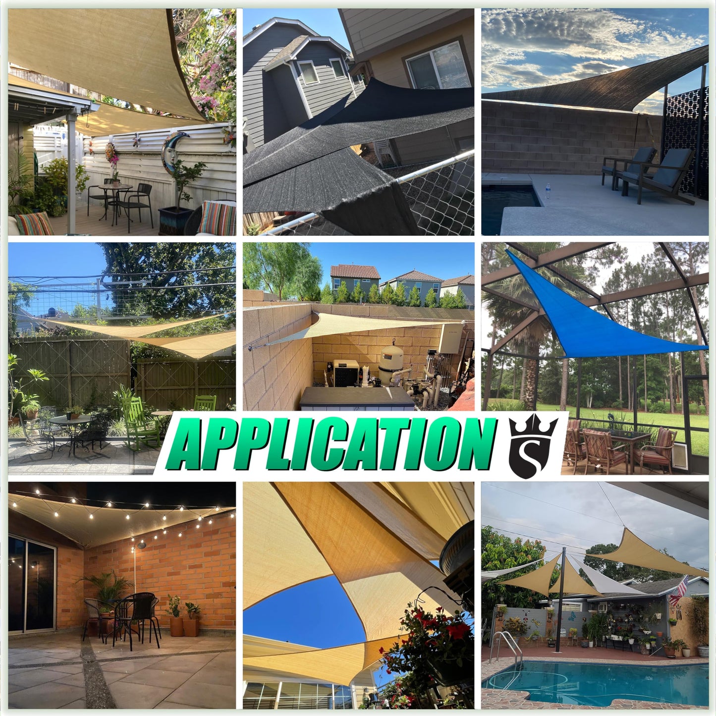 Royal Shade 20' x 20' x 28.3' Red Right Triangle Sun Shade Sail Canopy Outdoor Patio Fabric Screen RSTAPRT20 - UPF50+ 95% UV Blockage, Heavy Duty, Water & Air Permeable (We Make Custom Size)